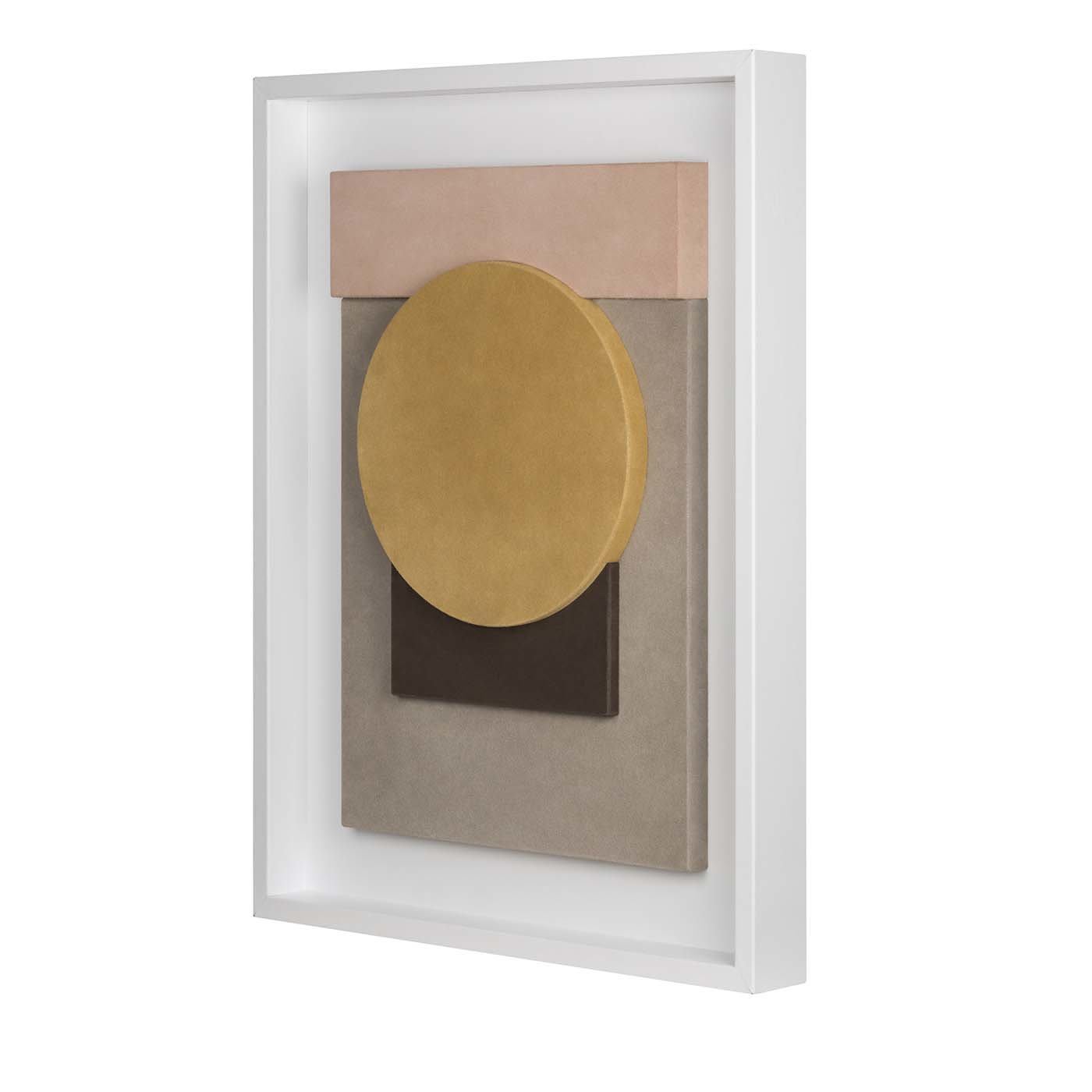 Tabou Decorative Wall Sculpture with White Frame #5 - Giobagnara