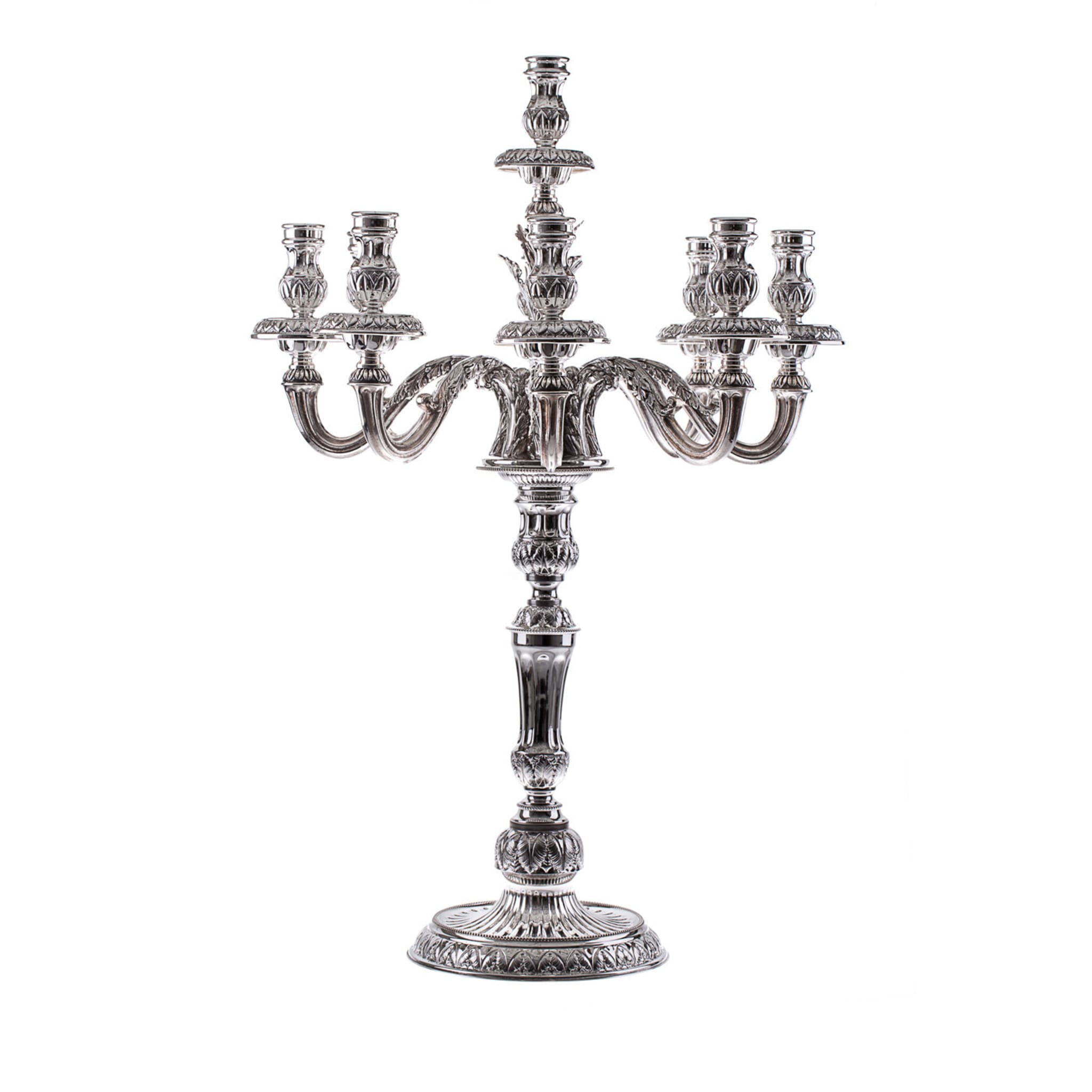 Fiamme Nine-Arm Sterling Silver Candelabra - Main view