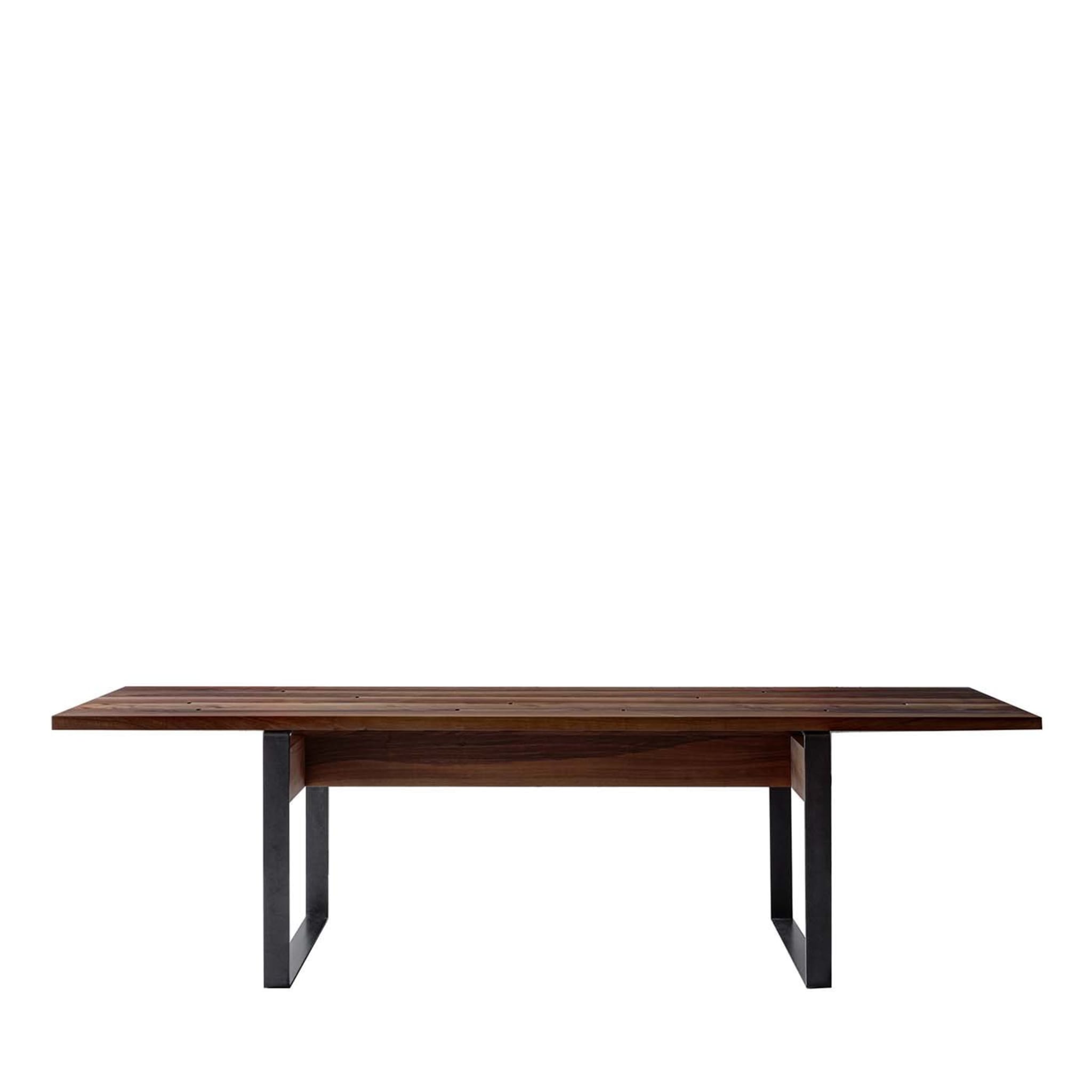 La Punt Tisch aus Nussbaumholz von Act_Romegialli - Hauptansicht