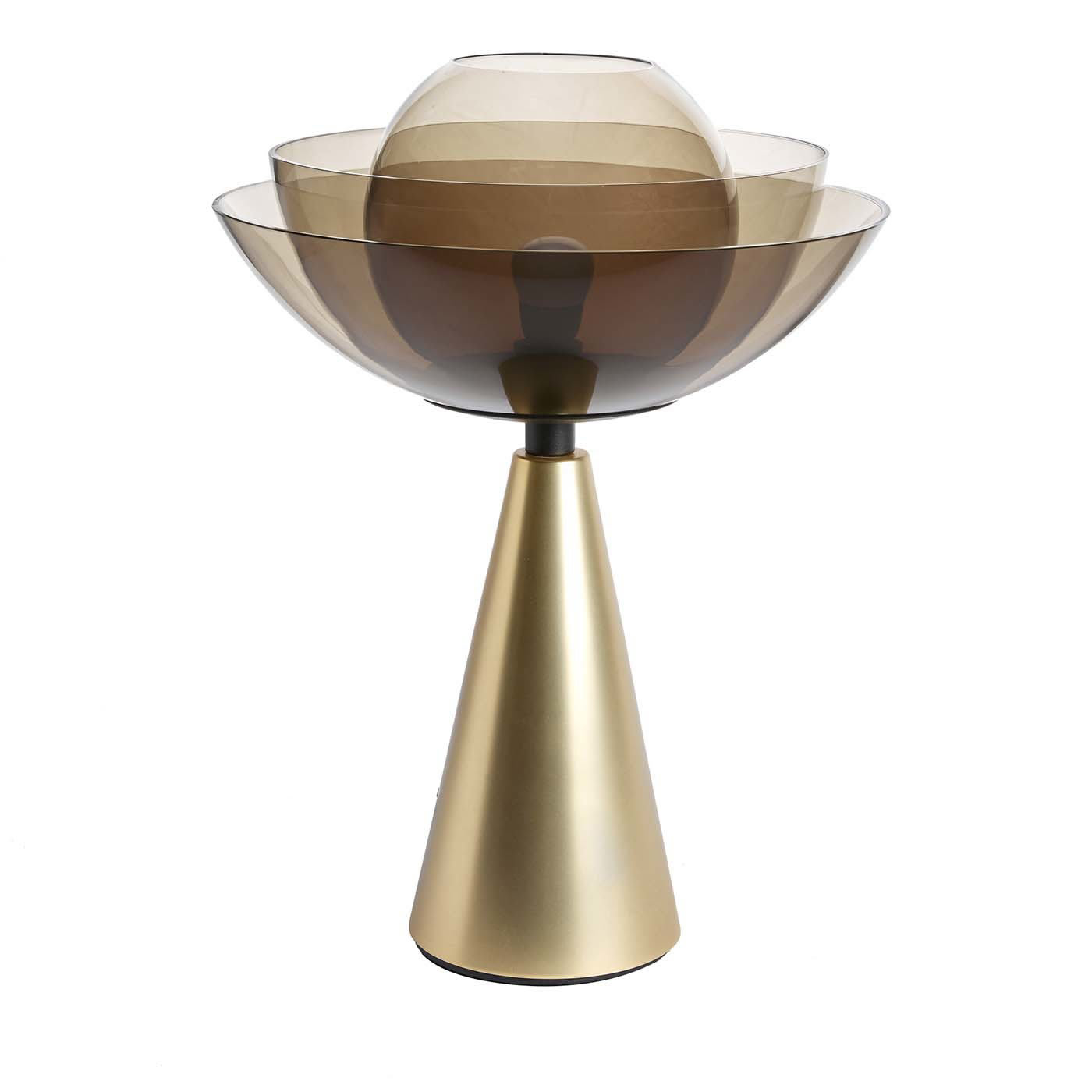 Lotus Matte Gold Table Lamp - Mason Editions