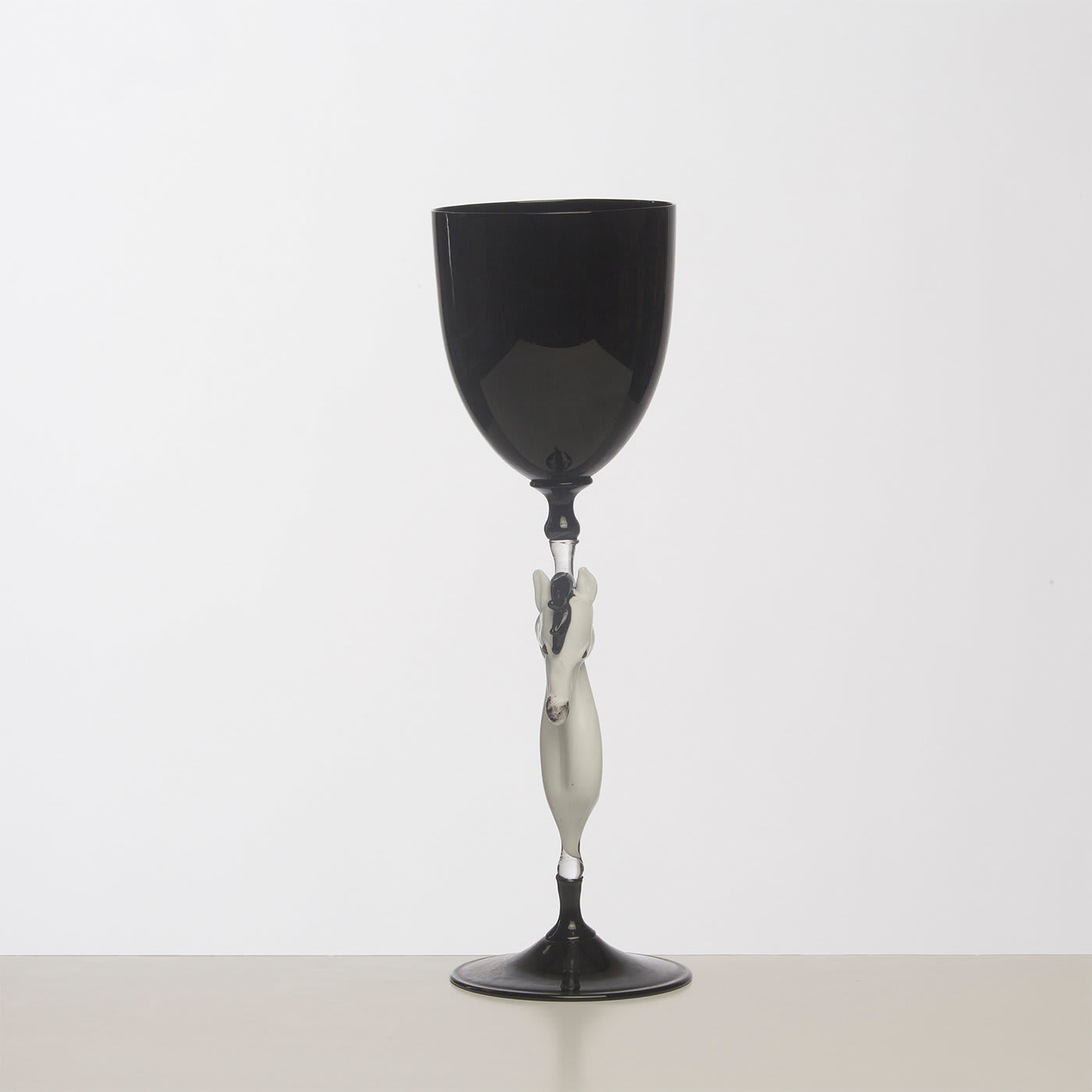 Horse Murano Wine Glass N°1 - Frare Lavorazioni Artistiche Vetro