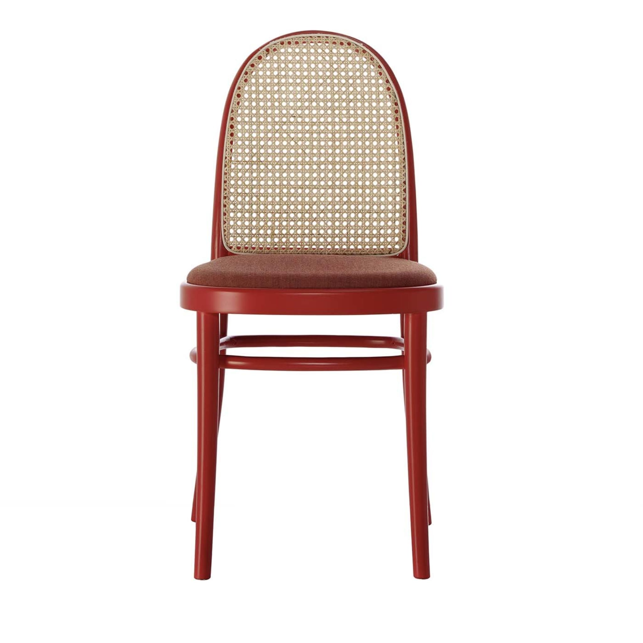 Morris Red Low Chair by GamFratesi - Main view