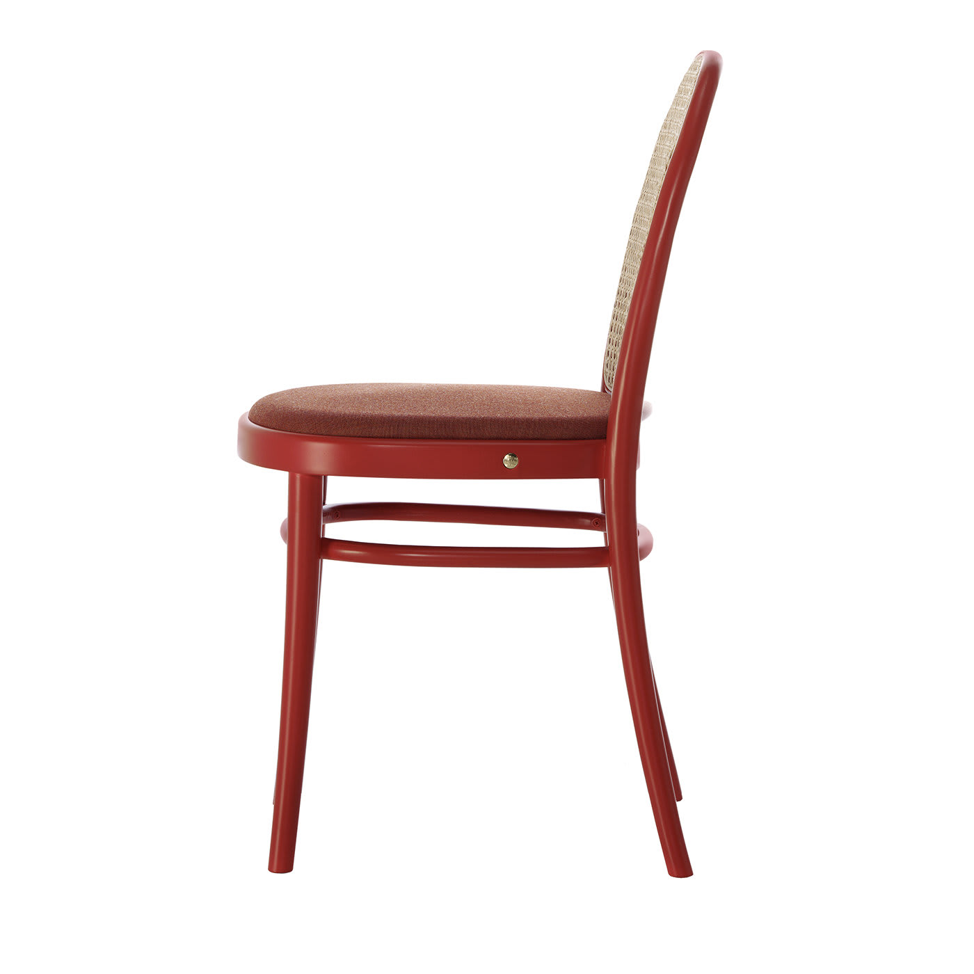 Morris Red Low Chair by GamFratesi - Gebrüder Thonet Vienna GmbH (GTV) – Wiener GTV Design