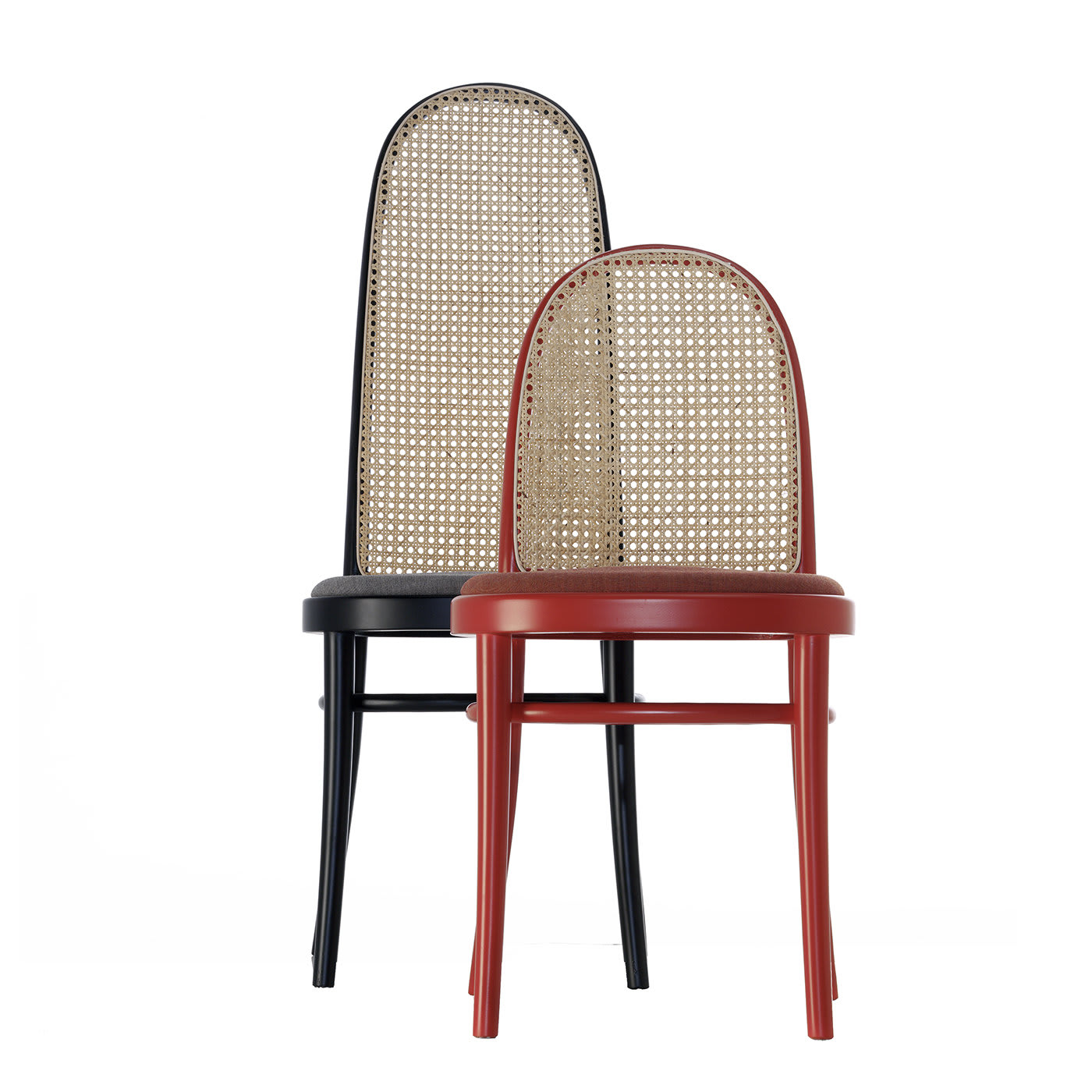 Morris Red Low Chair by GamFratesi - Gebrüder Thonet Vienna GmbH (GTV) – Wiener GTV Design