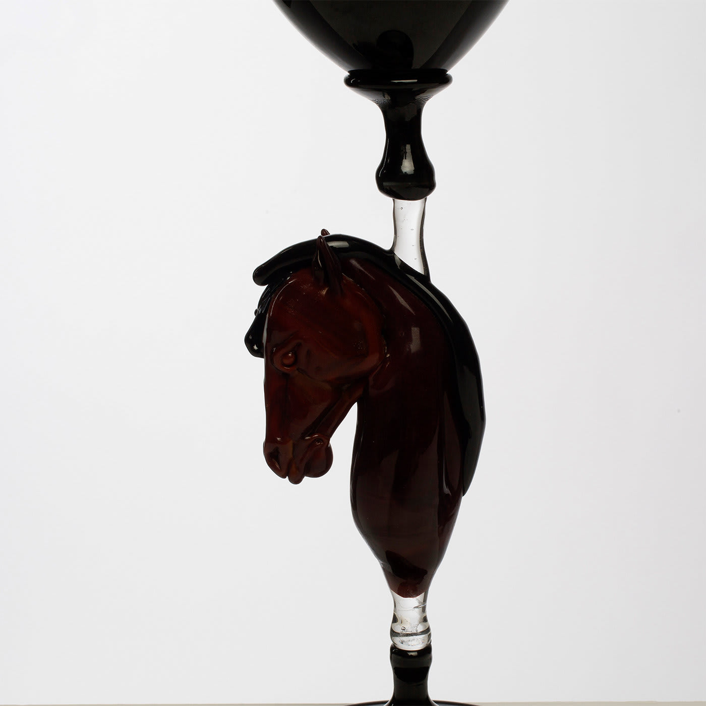 Horse Murano Wine Glass N°3 - Frare Lavorazioni Artistiche Vetro