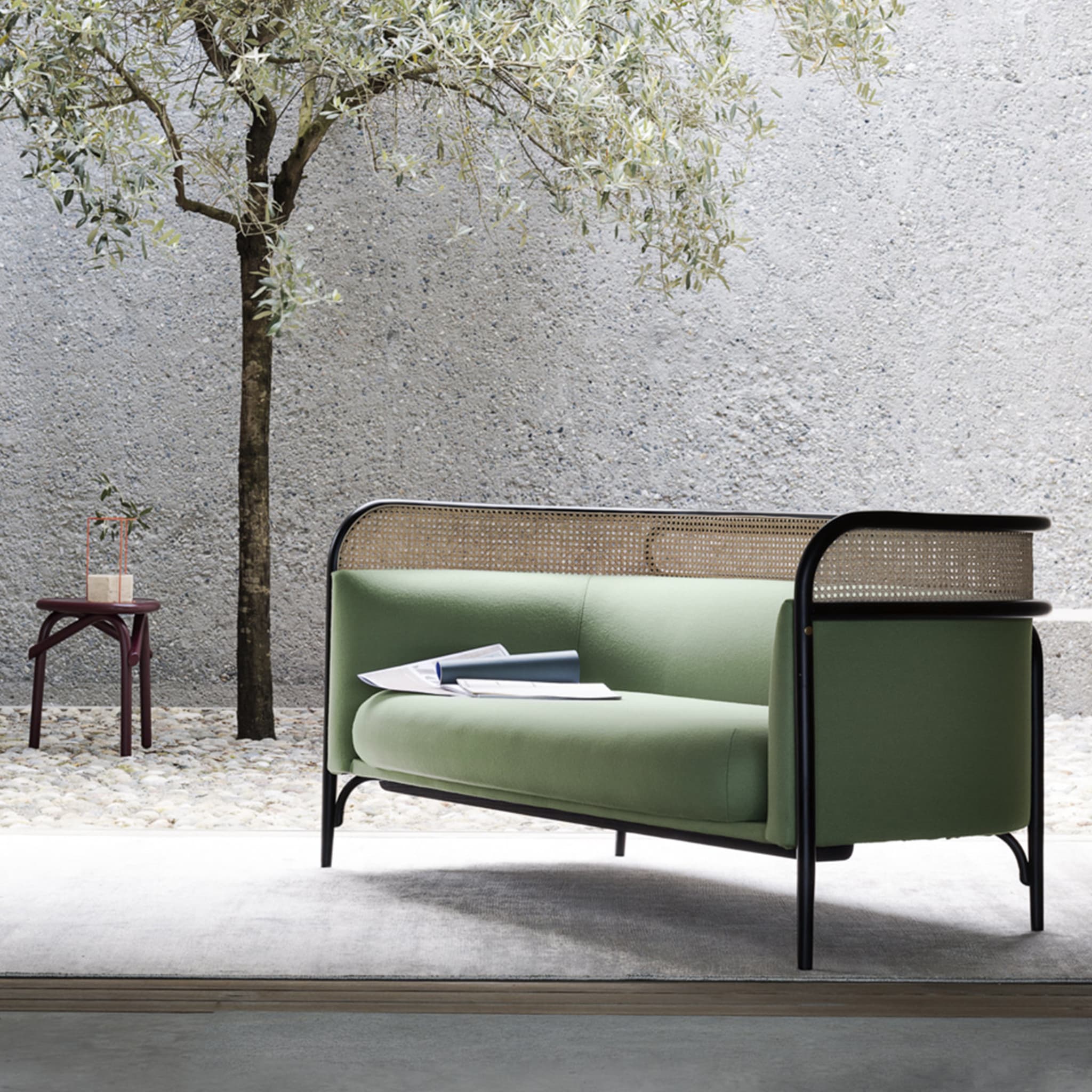 Targa 2-Seat Sofa in Green by GamFratesi - Alternative view 2