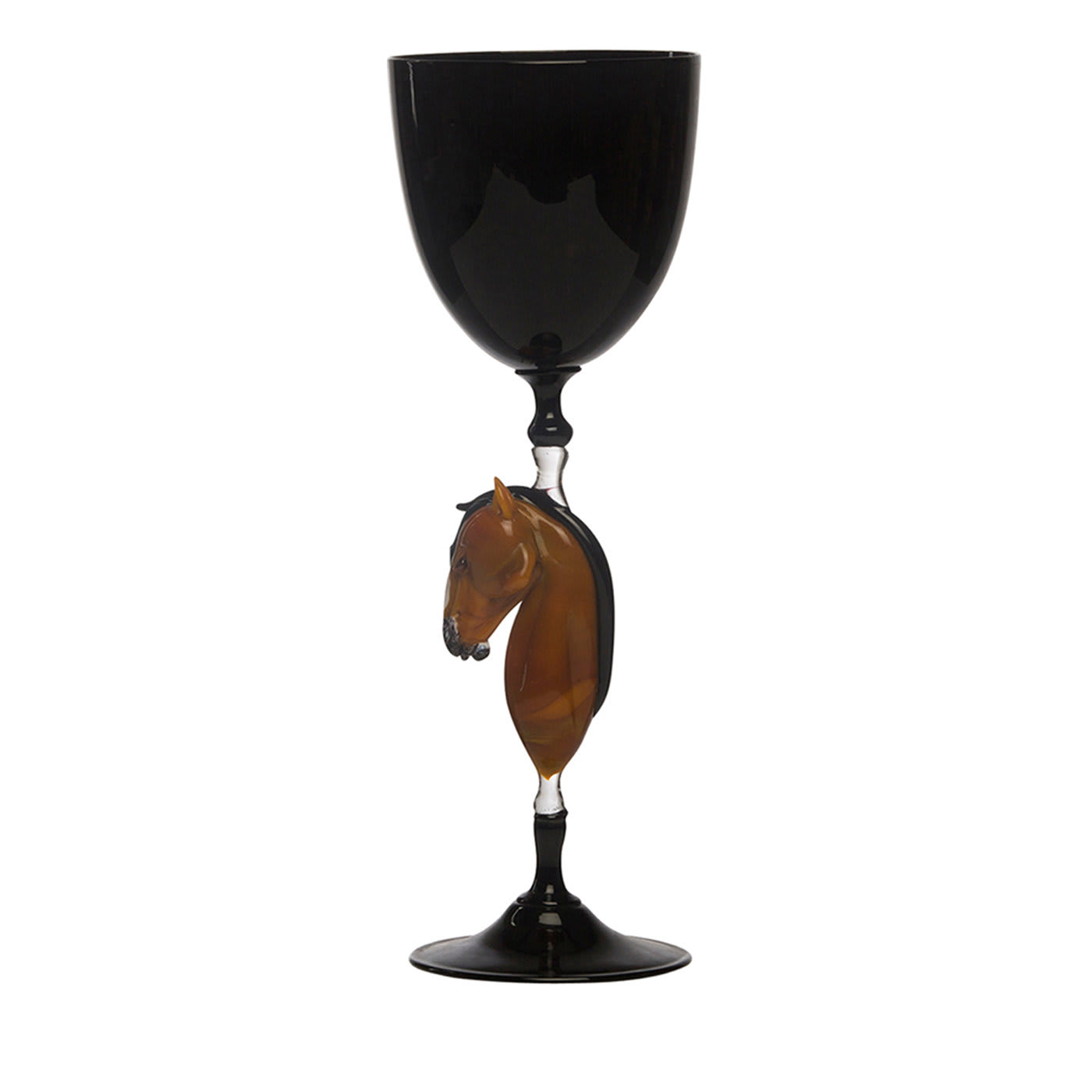 Horse Murano Wine Glass N°2 - Frare Lavorazioni Artistiche Vetro
