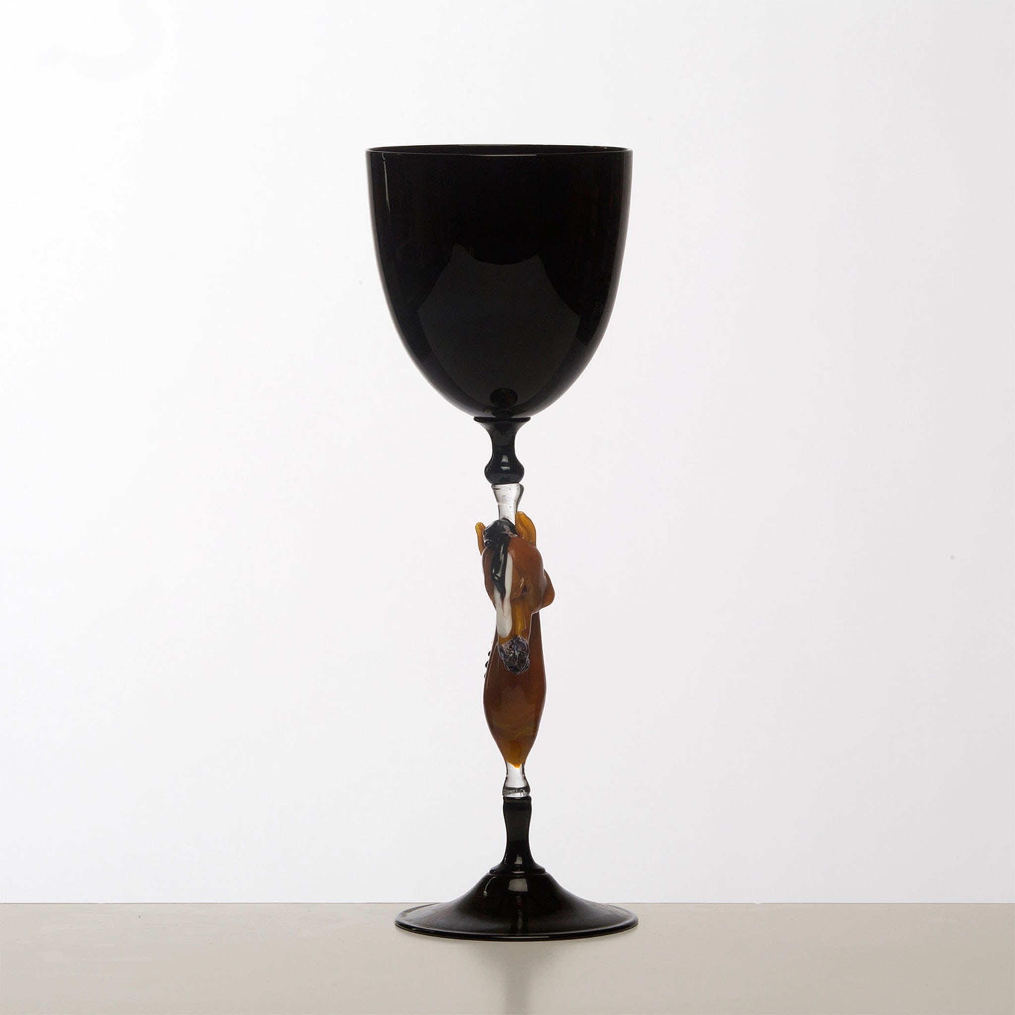 Horse Murano Wine Glass N°2 - Alternative view 1