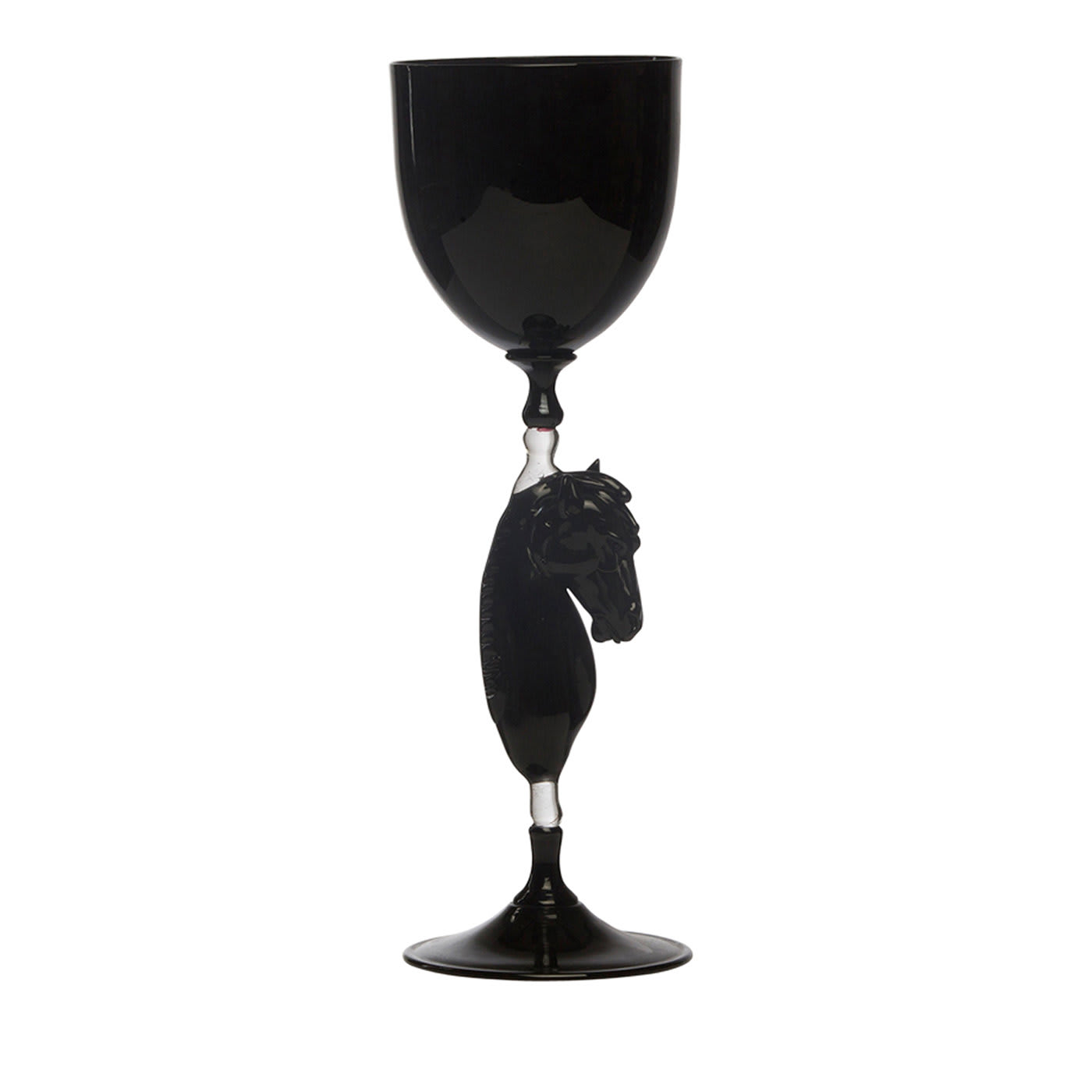 Horse Murano Wine Glass N°6 - Frare Lavorazioni Artistiche Vetro