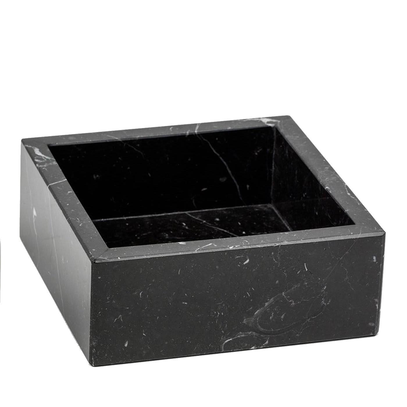 Black Marble Guest Towel Tray - FiammettaV Home Collection