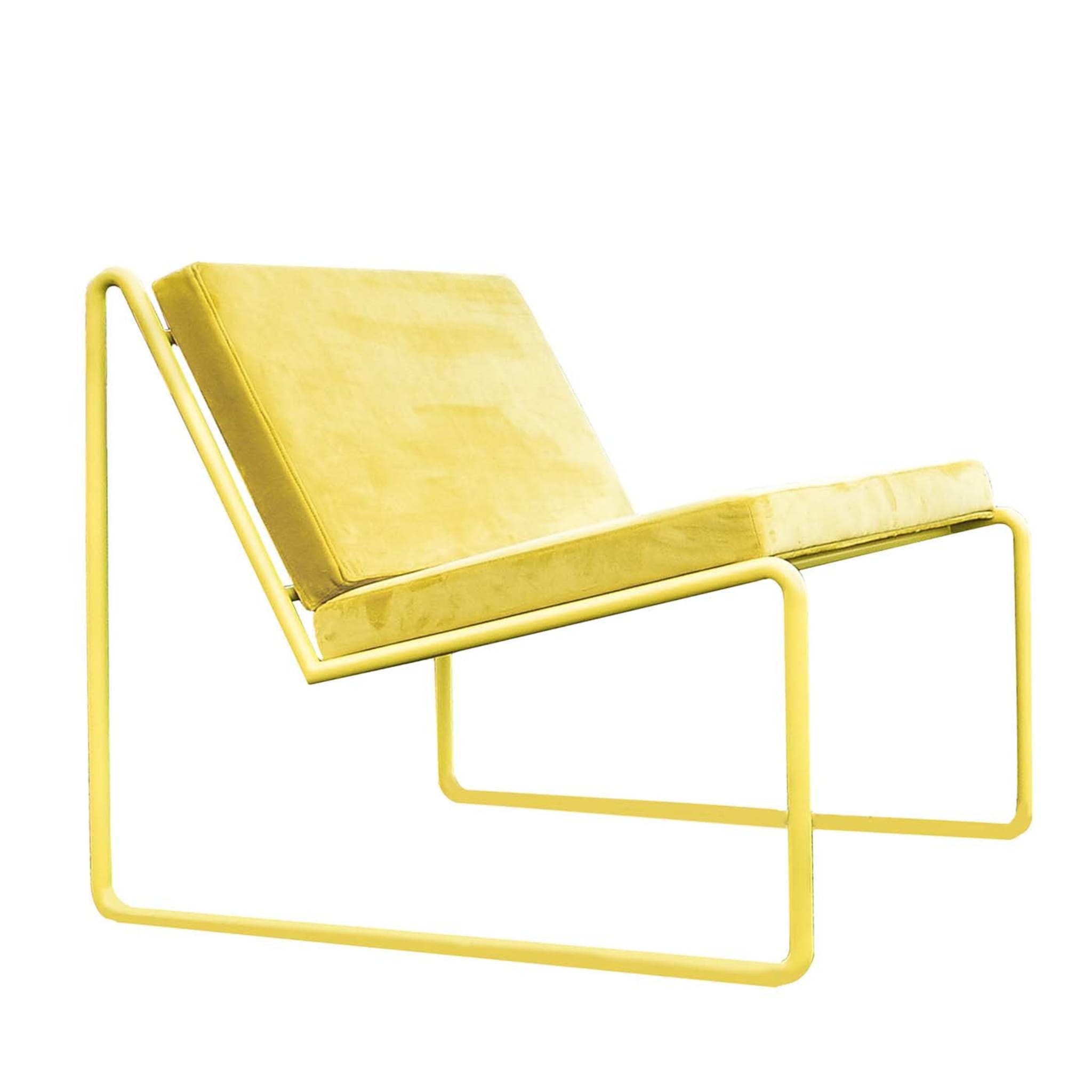 Bliss Yellow Armchair Chair - Main view