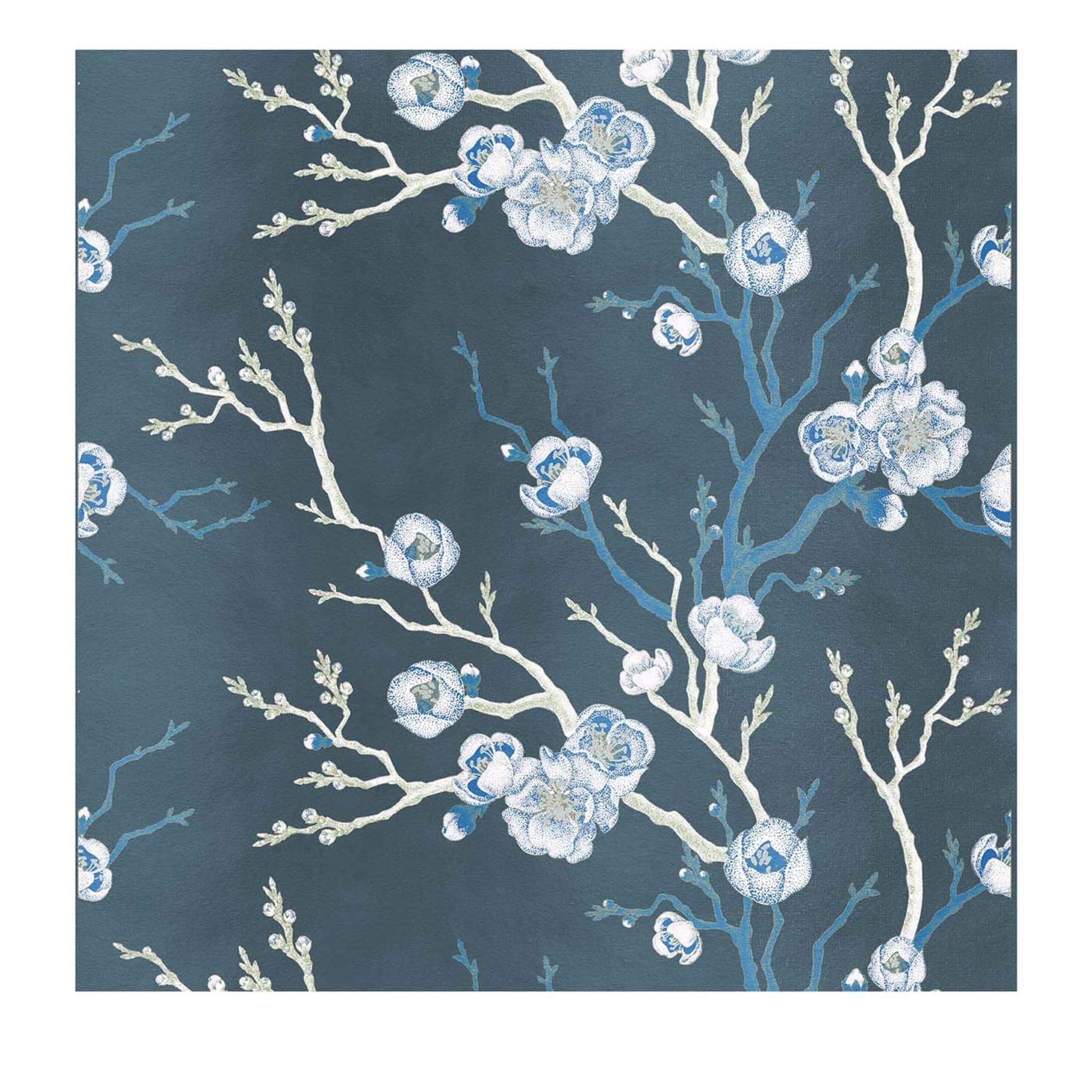 Panneau bleu cerisier - Vue principale