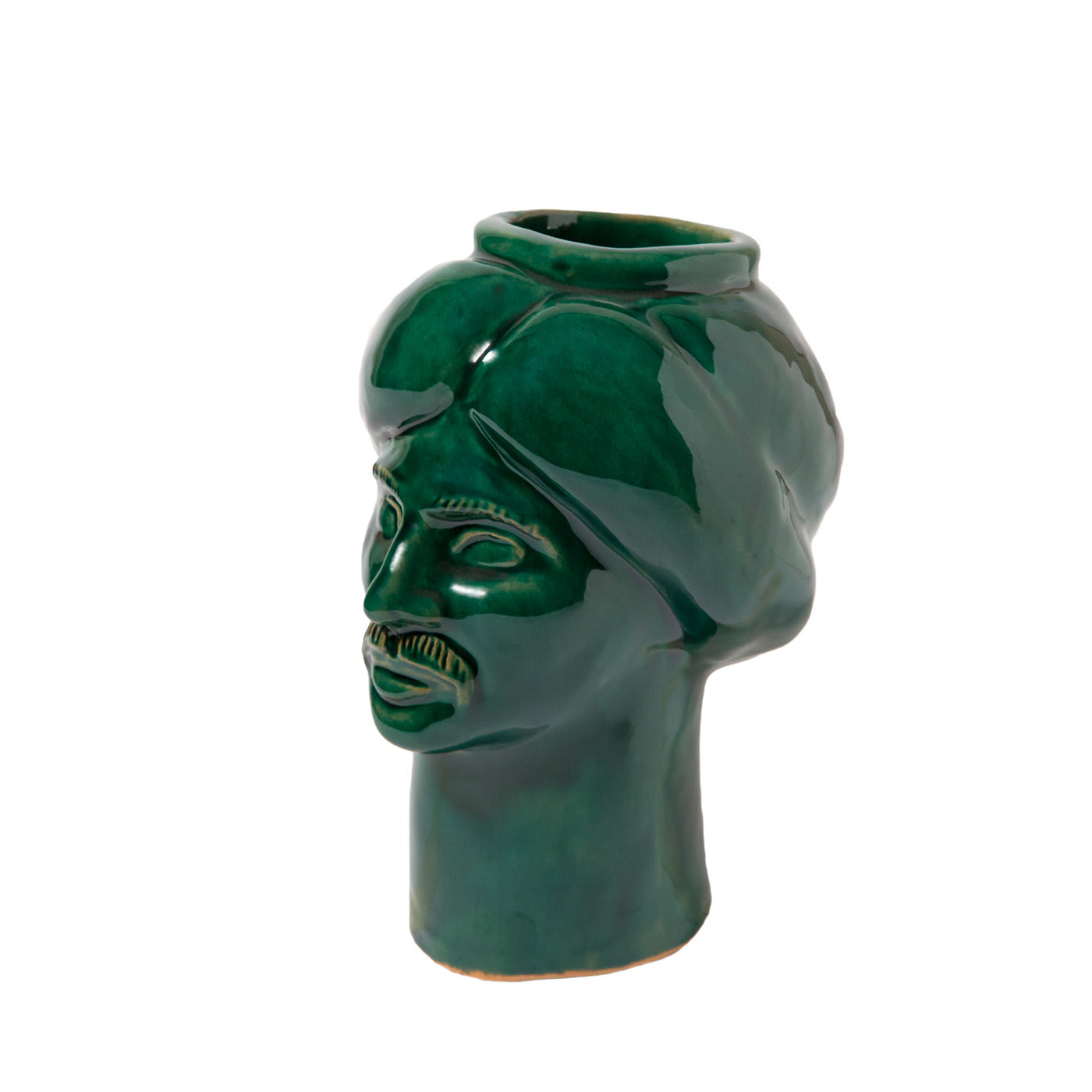 Solimano & Roxelana Dark Green Vases - Crita Ceramiche