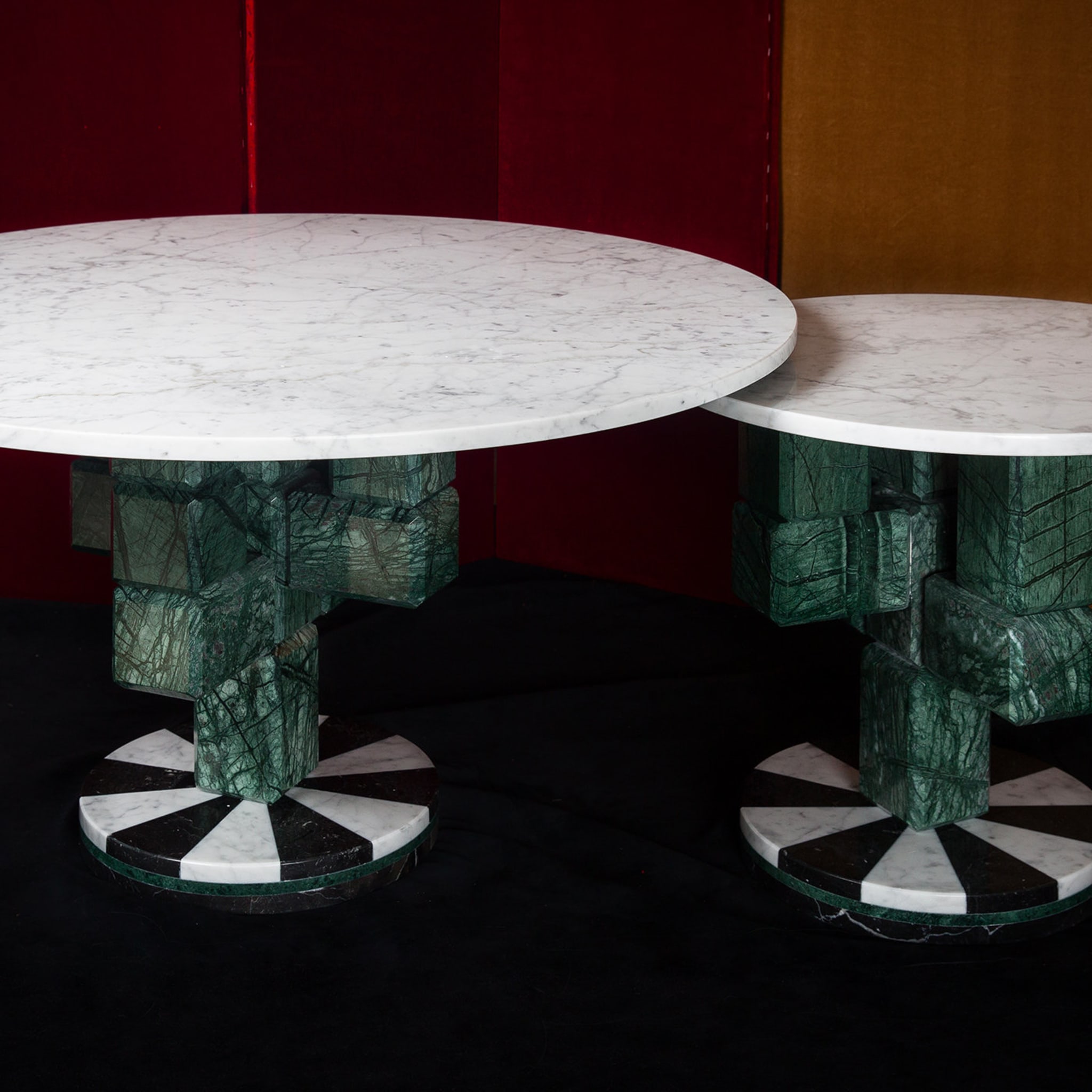 Caxus Marble Small Coffee Table - Alternative view 1