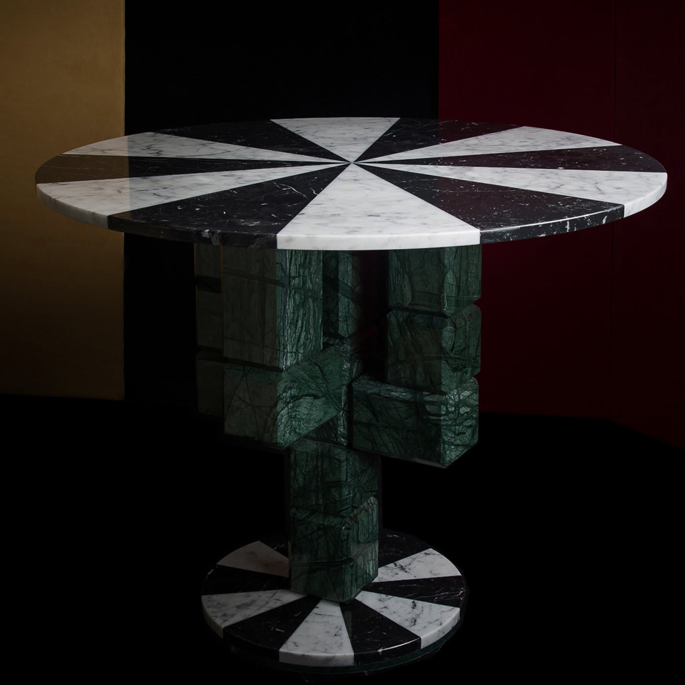 Caxus marble dining table 100 - Federico Sigali