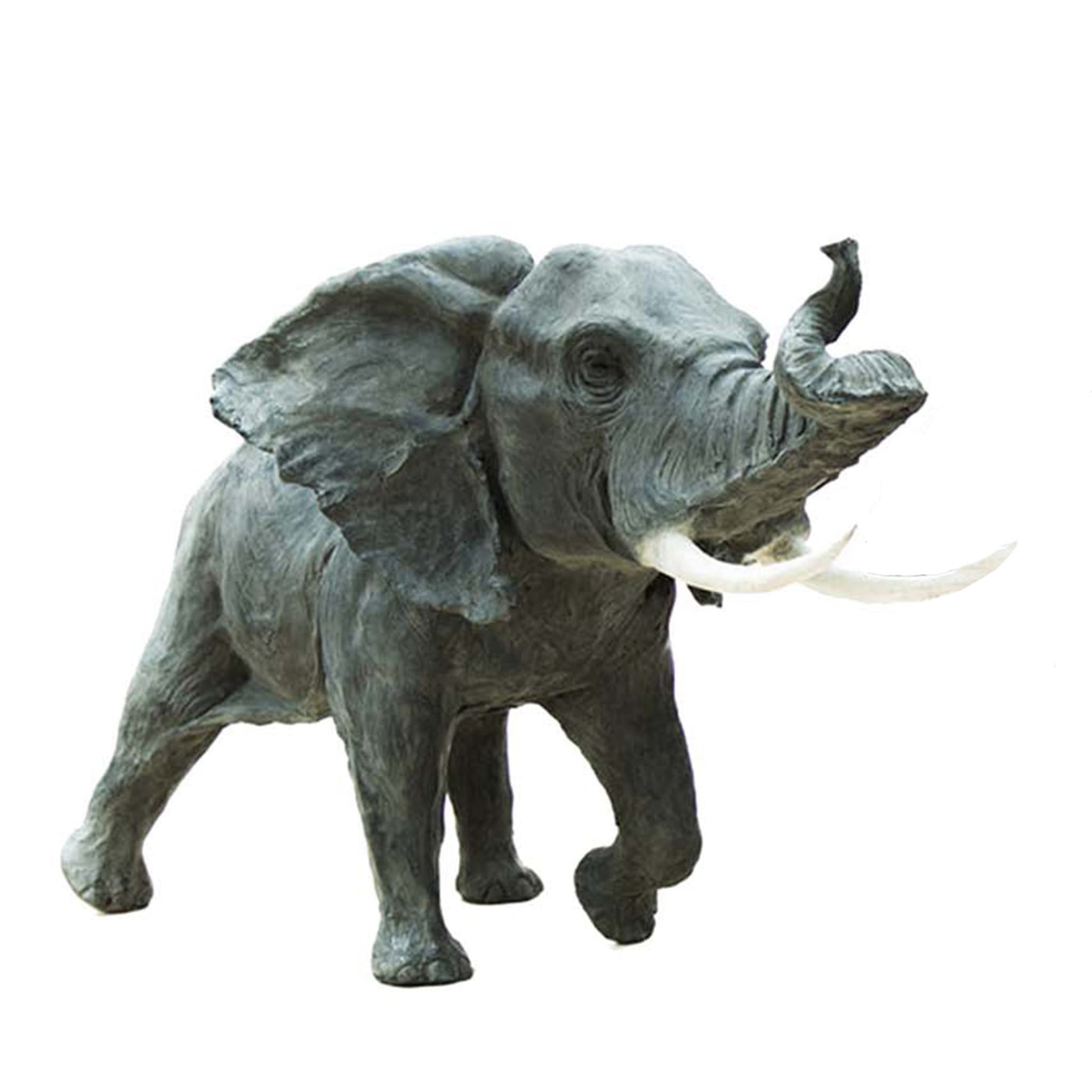 Large African Elephant Sculpture - Main view