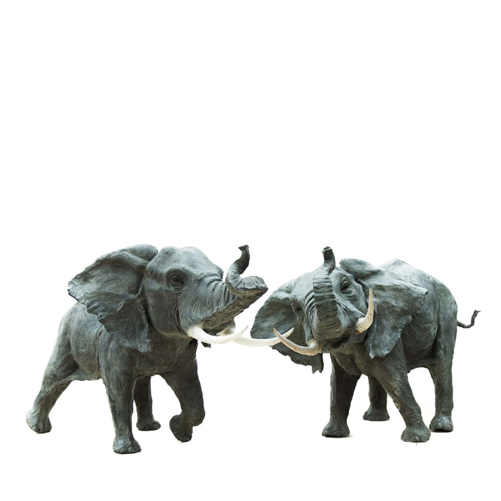 Scultura di elefante africano - Vista alternativa 1