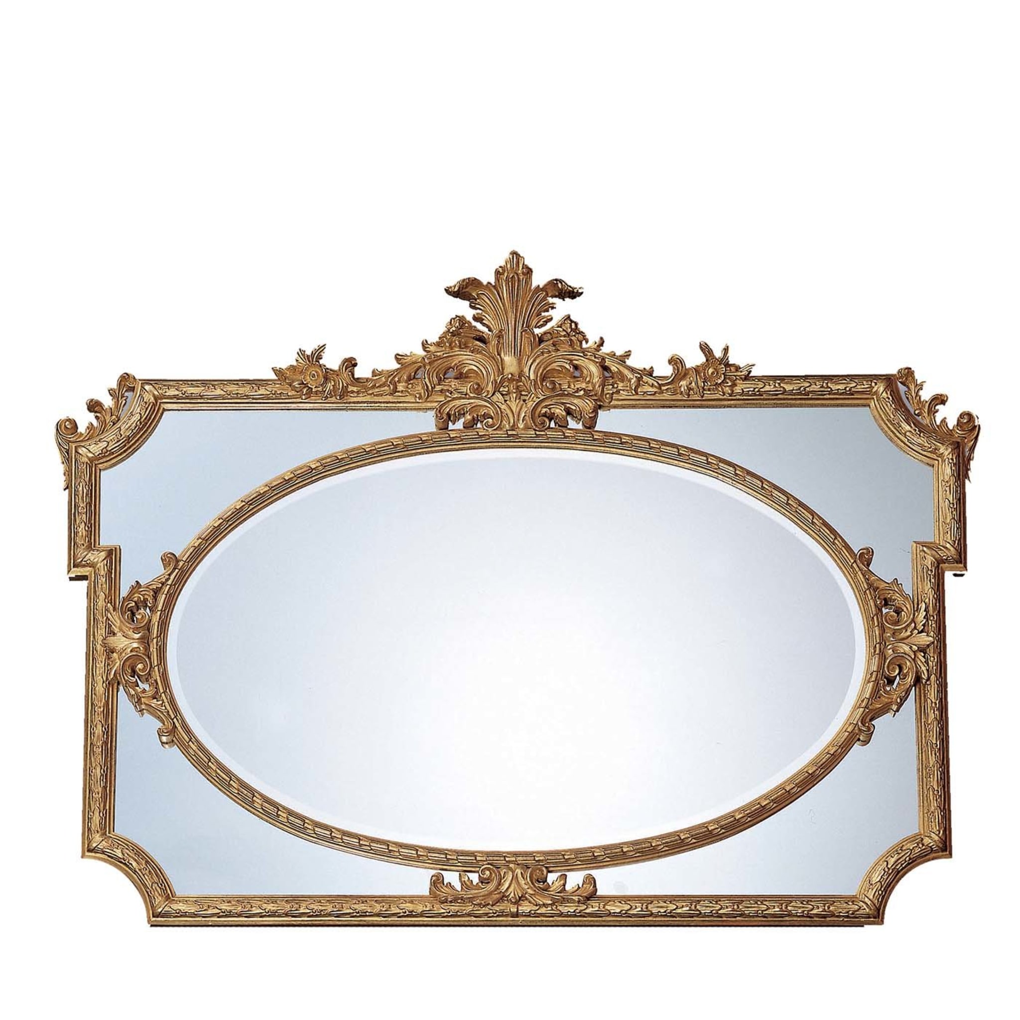 Burnished Gold Wall Mirror - Main view
