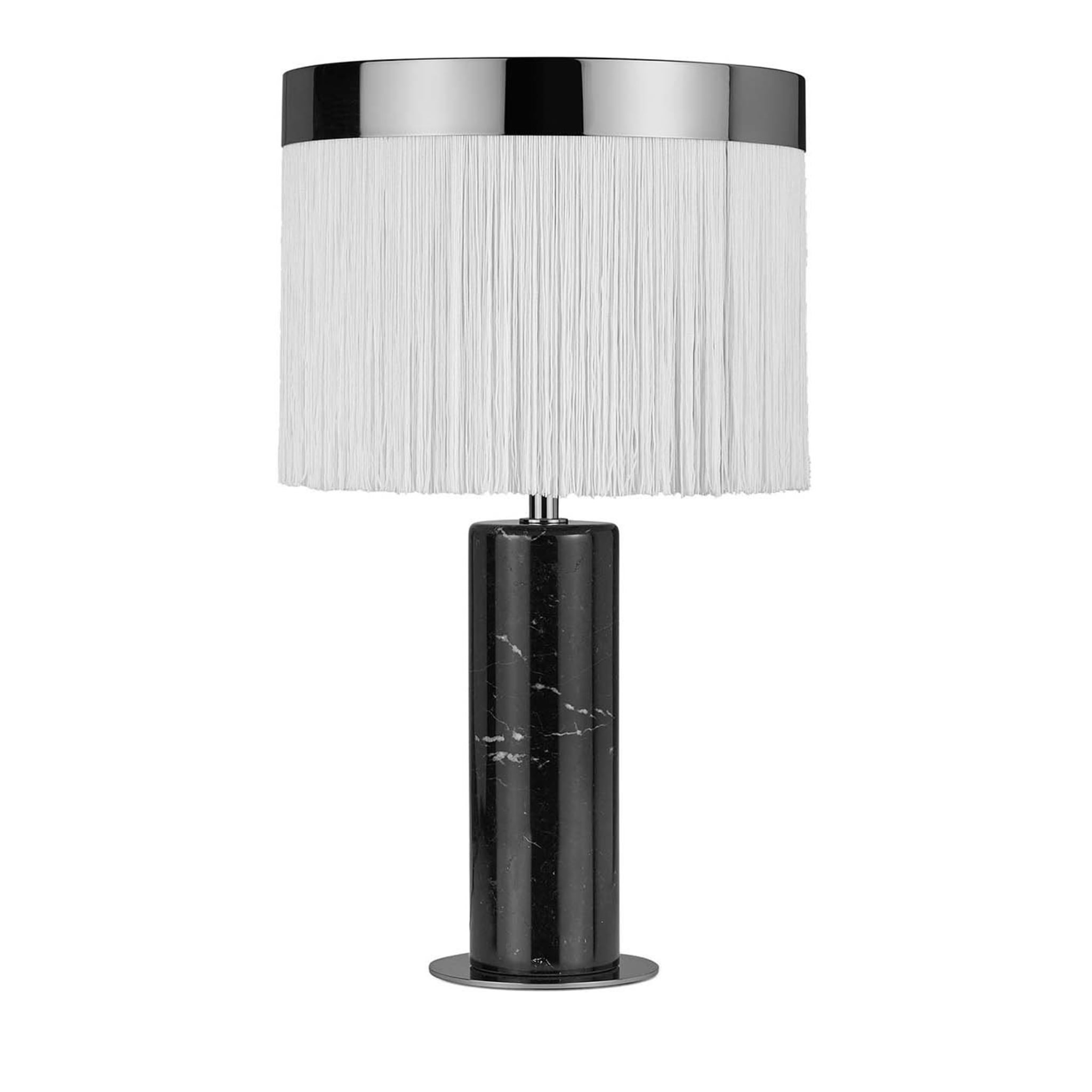 Lampe de table Orsola noir et blanc par Lorenza Bozzoli - Vue principale