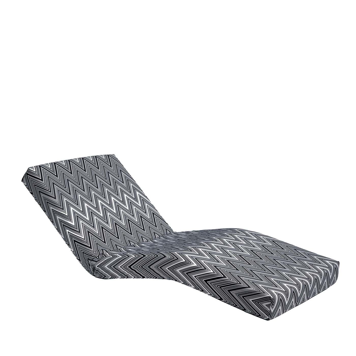 KEW BLACK&WHITE JALAMAR OUTDOOR CHAISE LONGUE - Missoni Home Collection