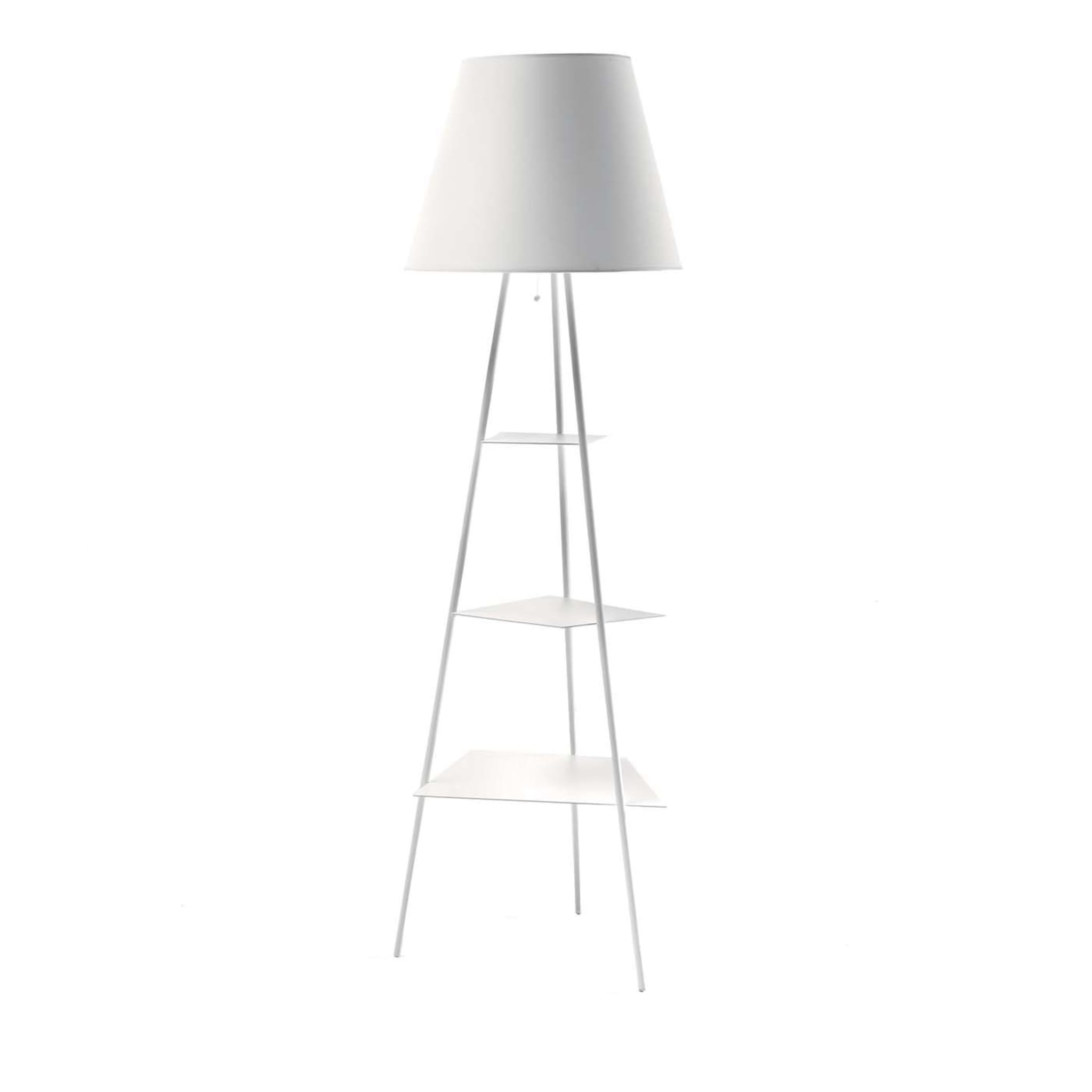 TRI.BE.CA White Floor Lamp by Marzia and Leonardo Dainelli - Main view