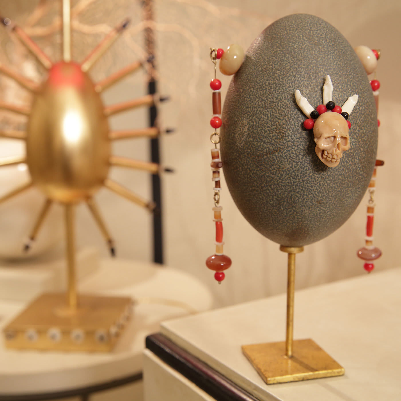 Shaman Egg Small Sculpture - Mario Bottiglieri