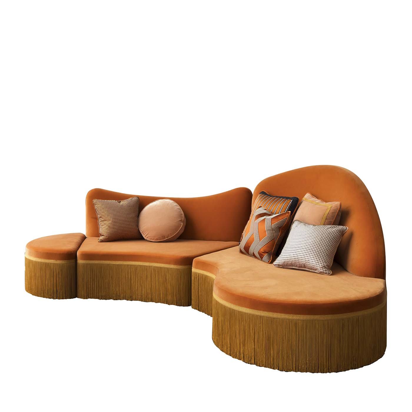 Wave Orange 3-Piece Sectional Sofa #2 - Chiara Provasi