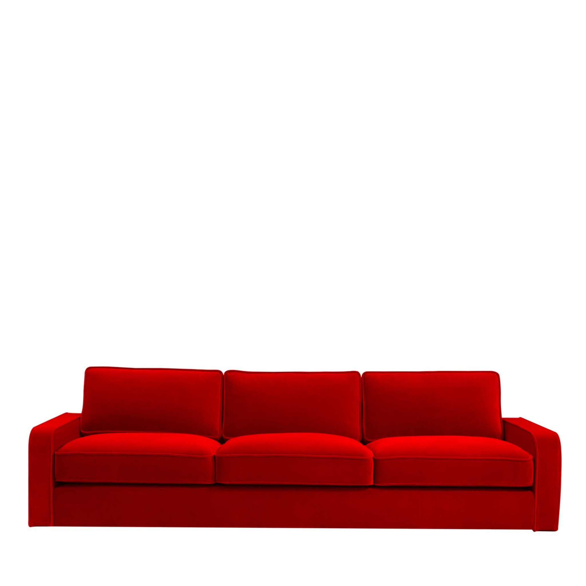 Canapé rouge Romeo - Vue principale