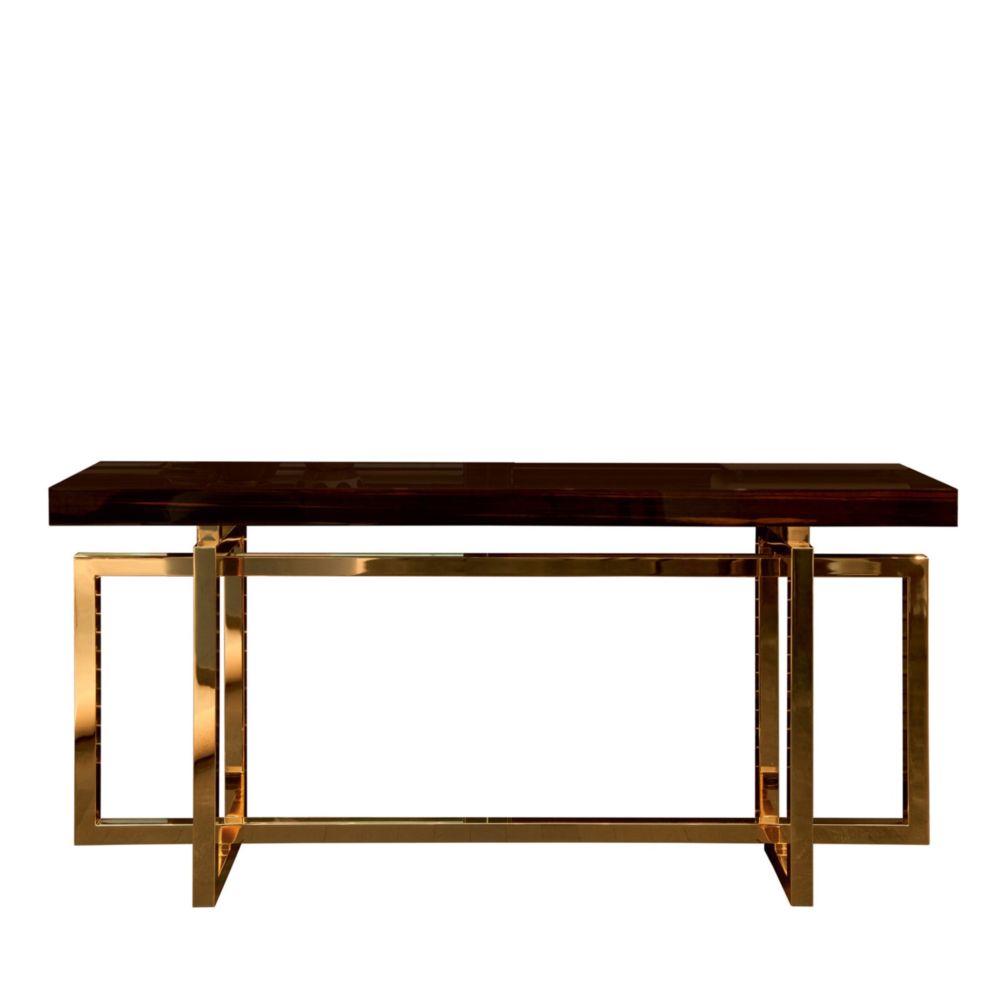 Charlotte Console With Brass-Plated Metal Base - Main view