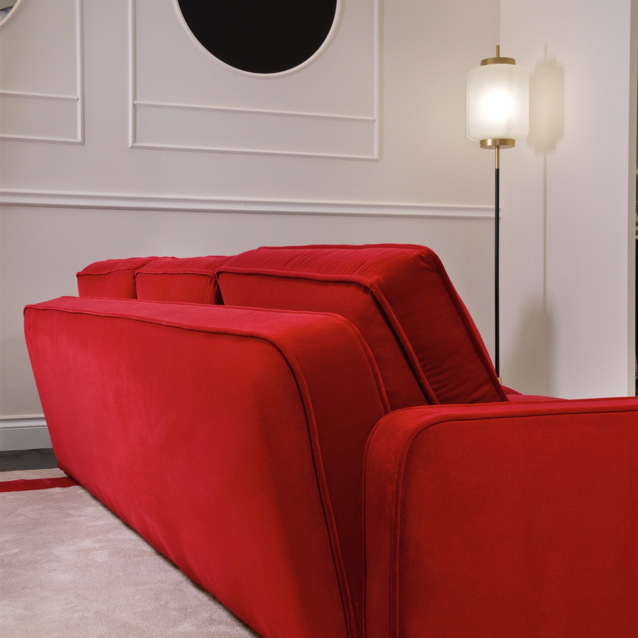 Romeo Red Sofa - Alternative view 1