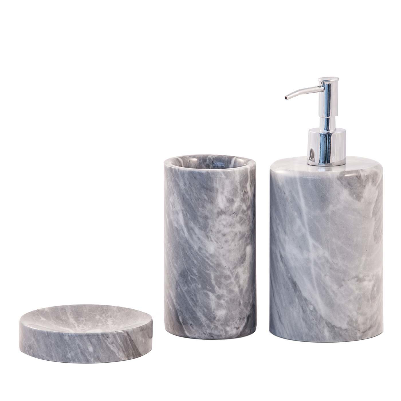 Milano Grey Marble Bathroom Accessories