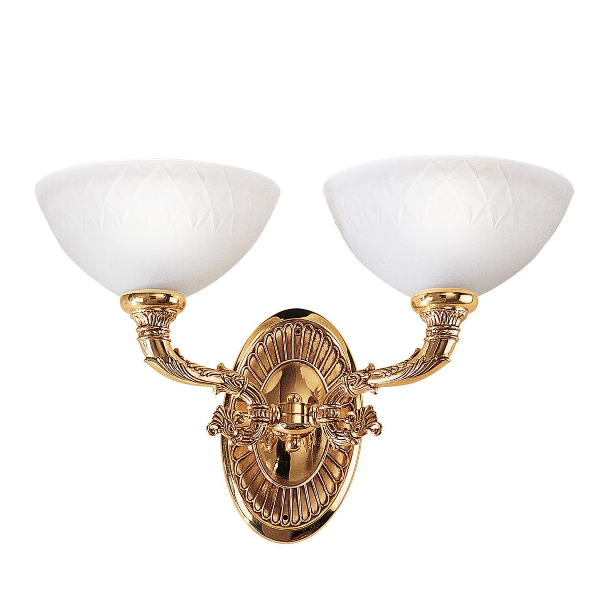 French Gold 2-Light Sconce - Main view