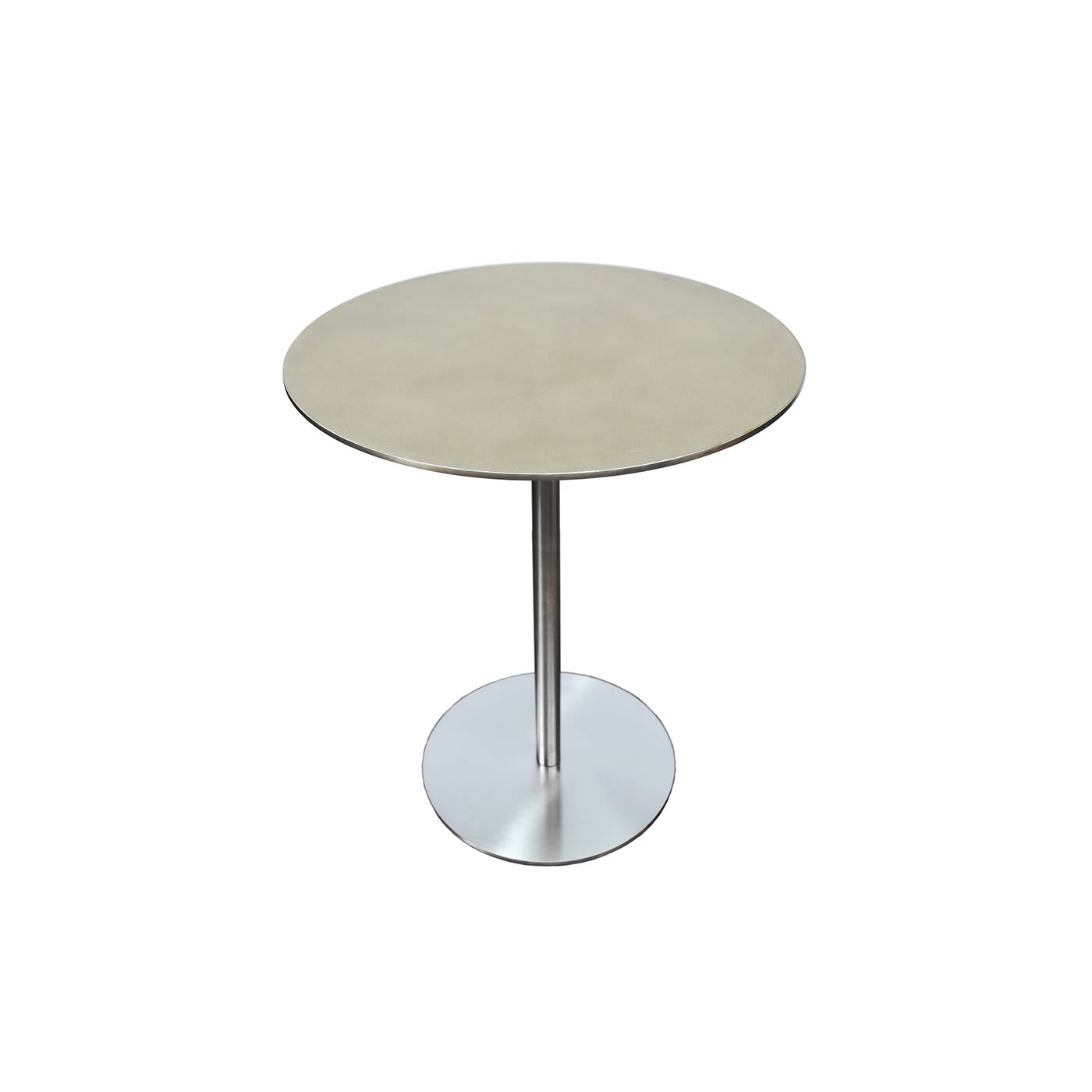 Ester Side Table in Stainless Steel and Powdered Clay - Mg12 by Monica Geronimi