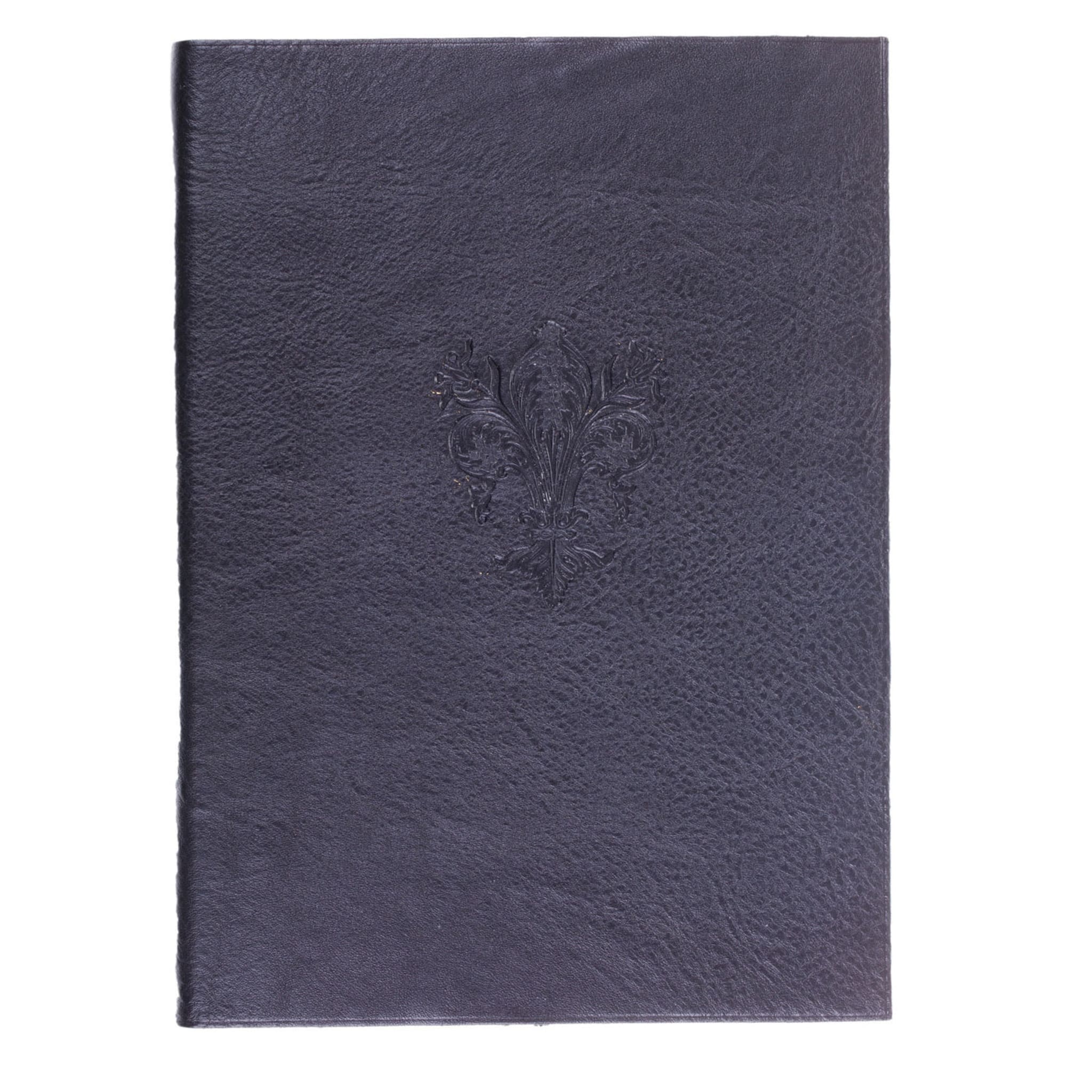 Lily Black Leather Notebook - Alternative view 2