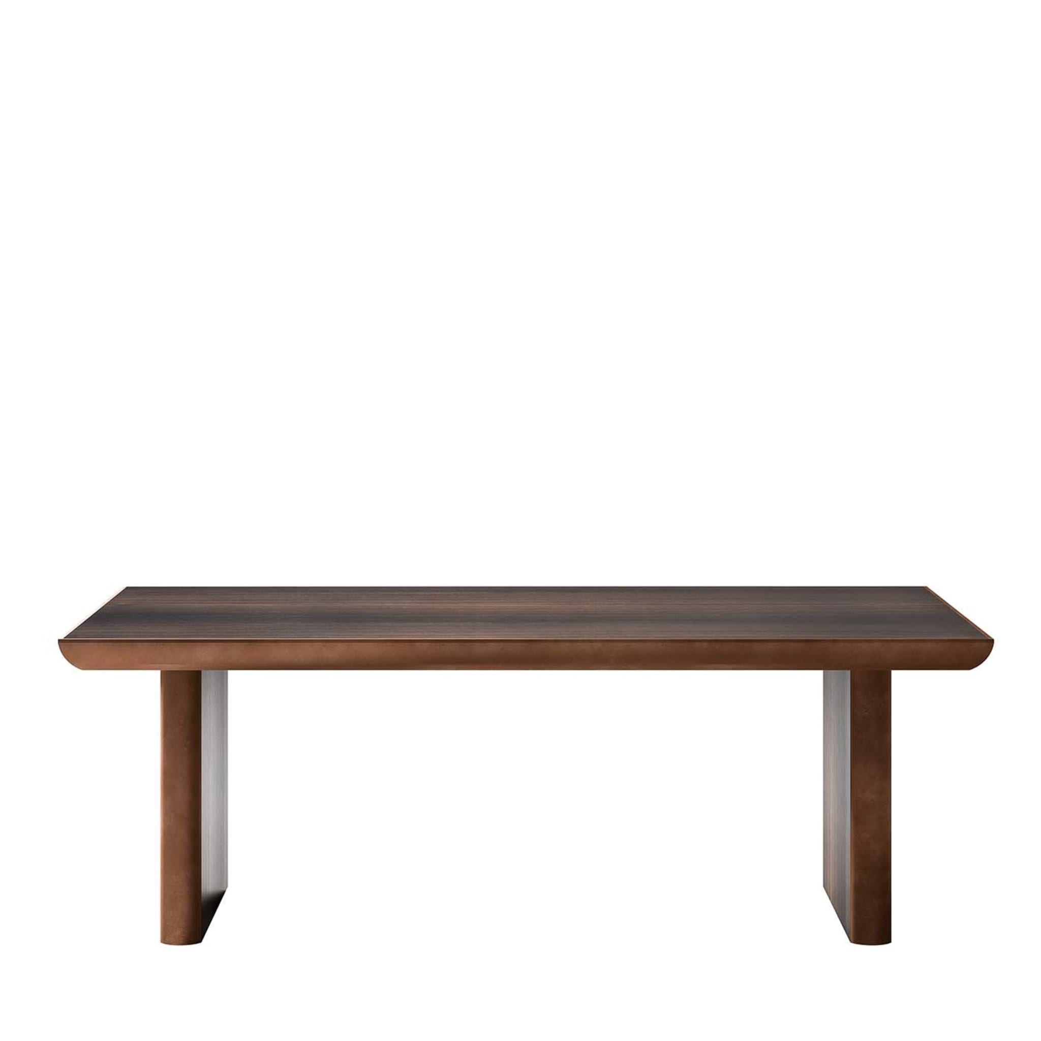 Table à manger rectangulaire en bois - Vue principale