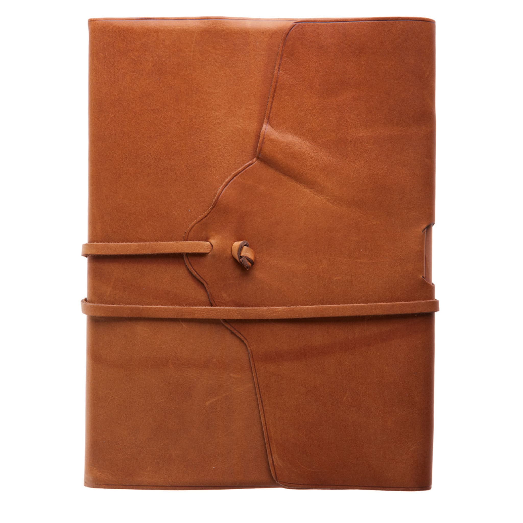 Lace Brown Leather Notebook - Alternative view 2