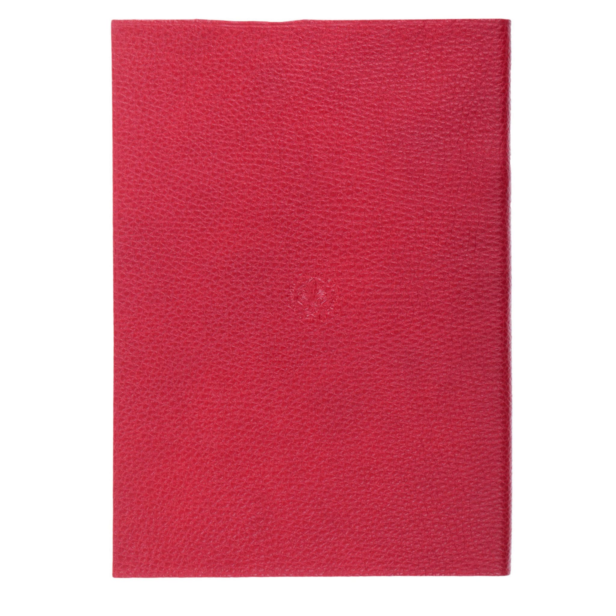 Gold Lily Red Leather Notebook - Alternative view 3