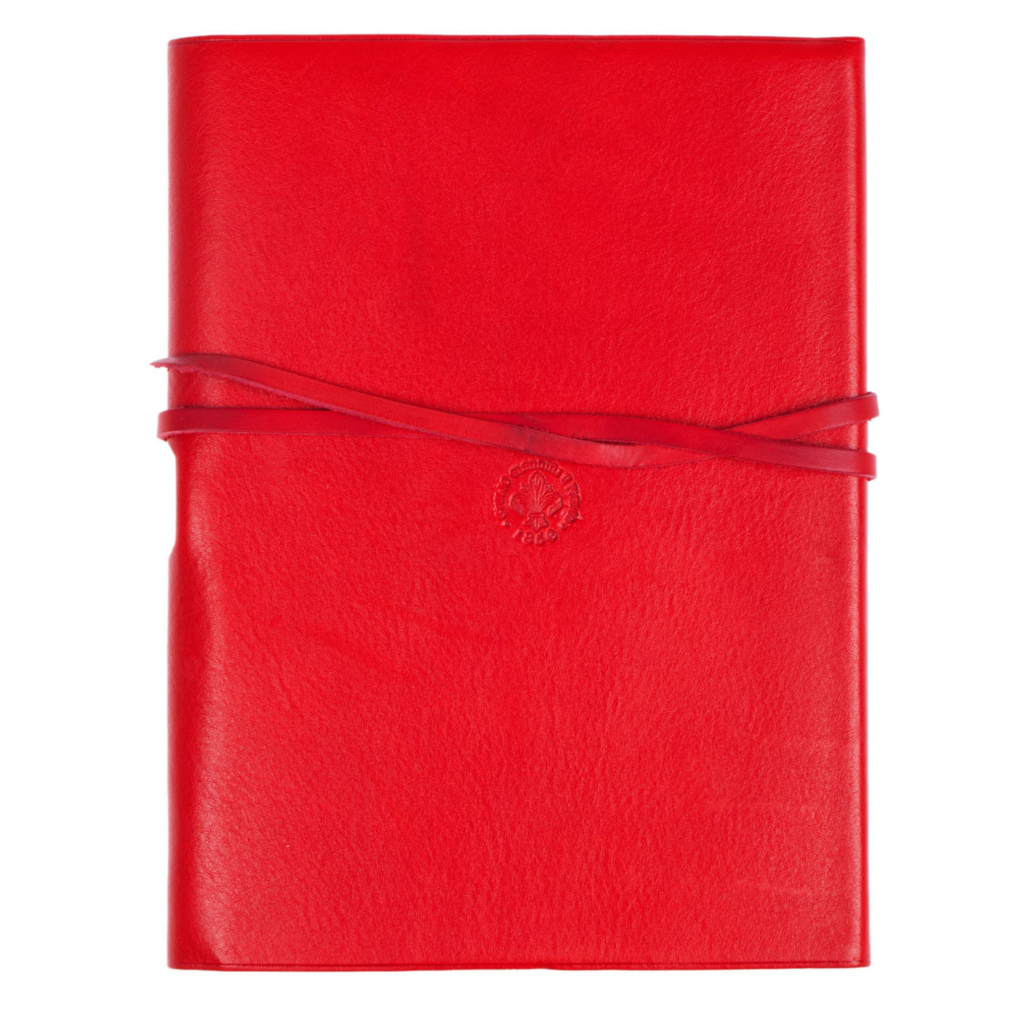 Lace Red Leather Notebook - Alternative view 3