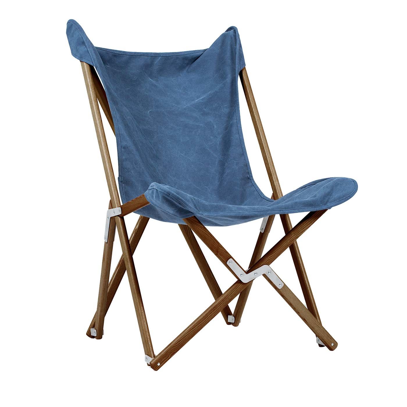 Tripolina Armchair in Blue Jeans - Telami