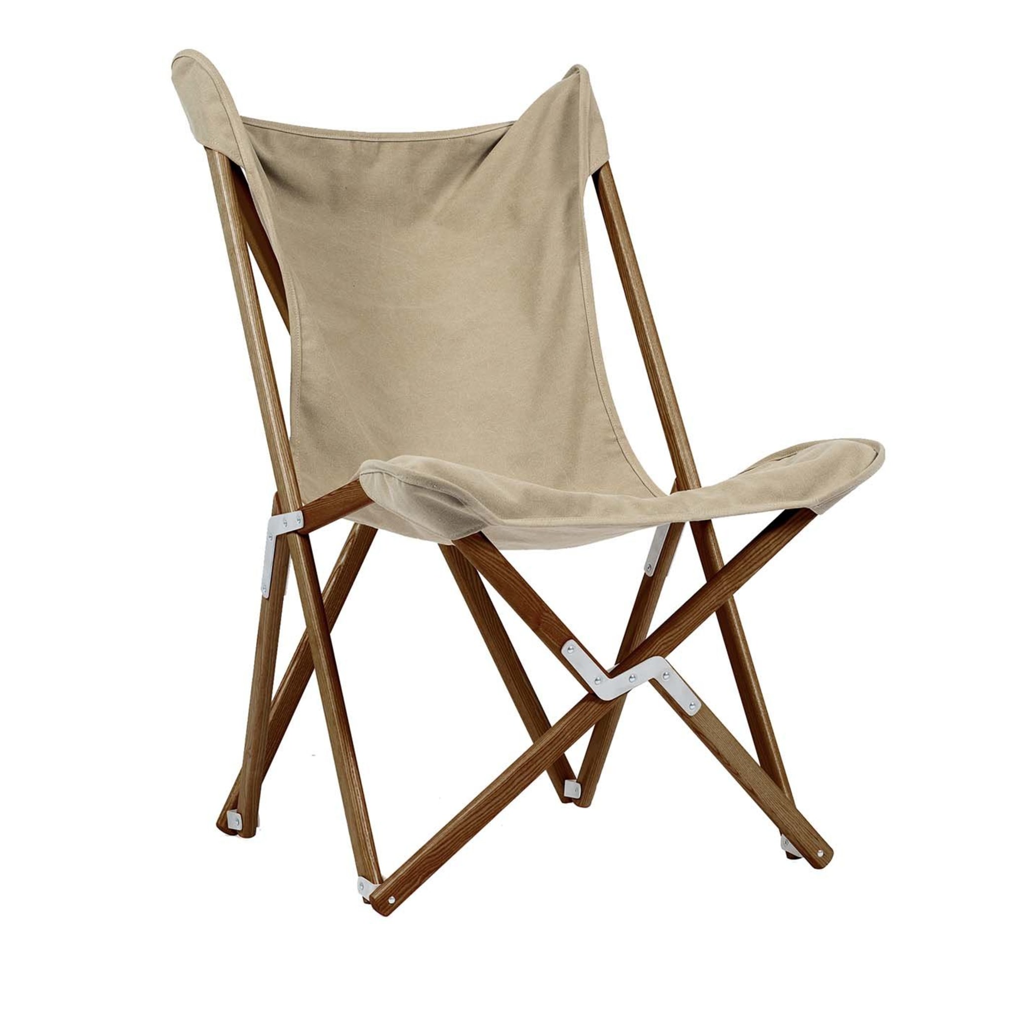 Tripolina Armchair in Camouflage Green - Main view