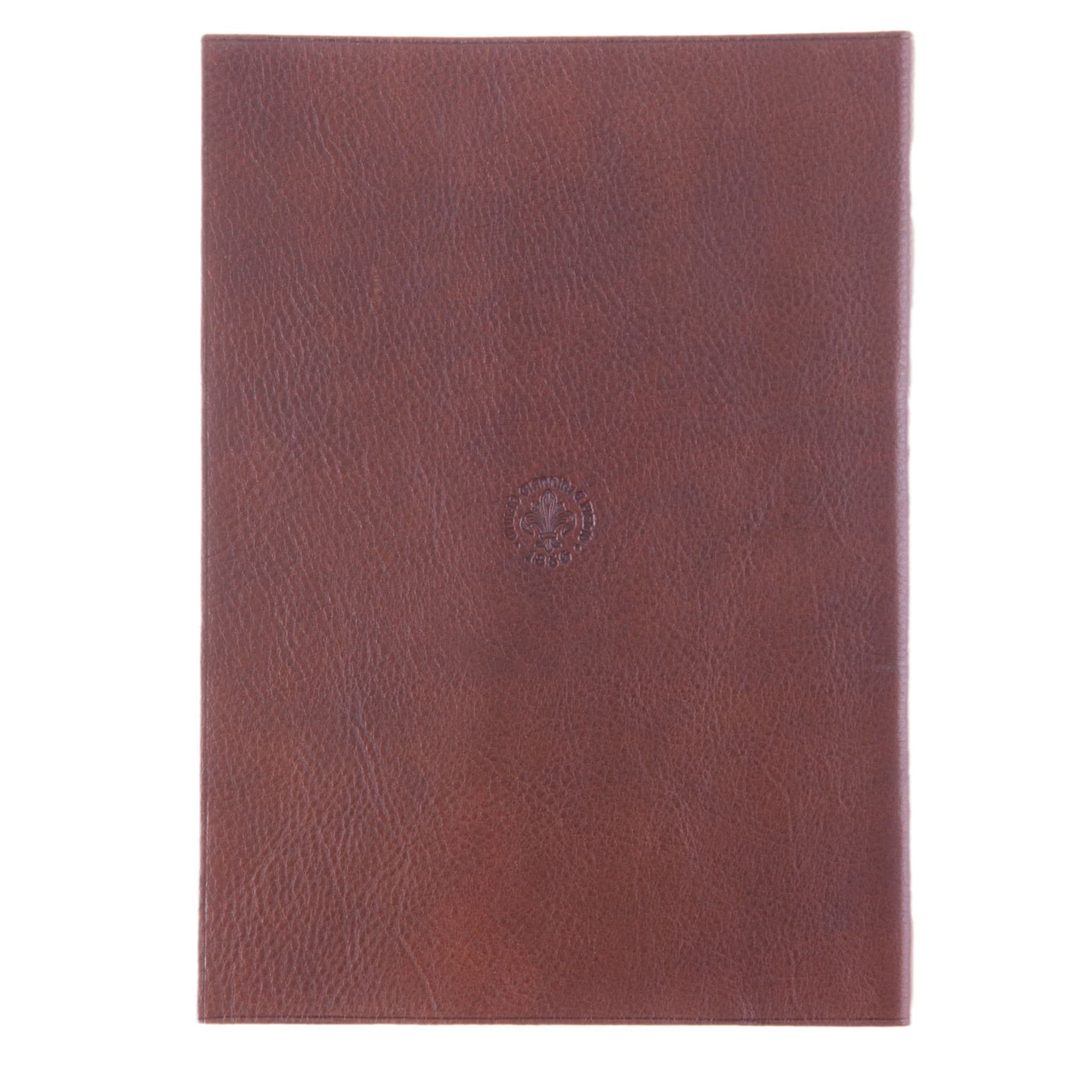 Cuaderno de cuero marrón - Vista alternativa 2