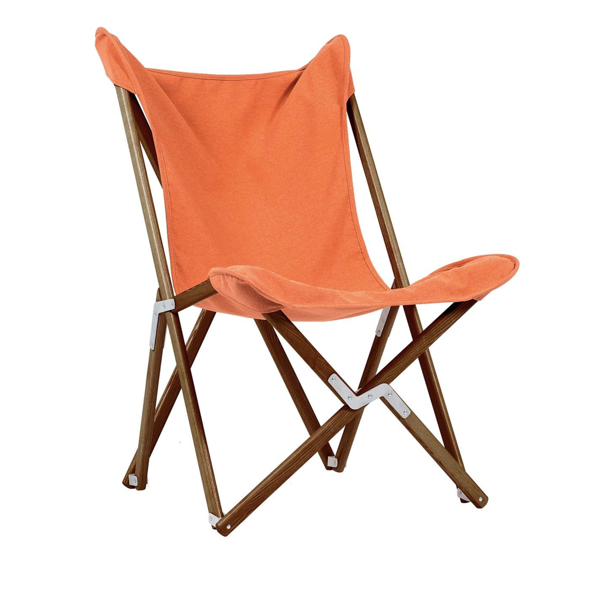 Tripolina Chair in Terracotta Red - Main view