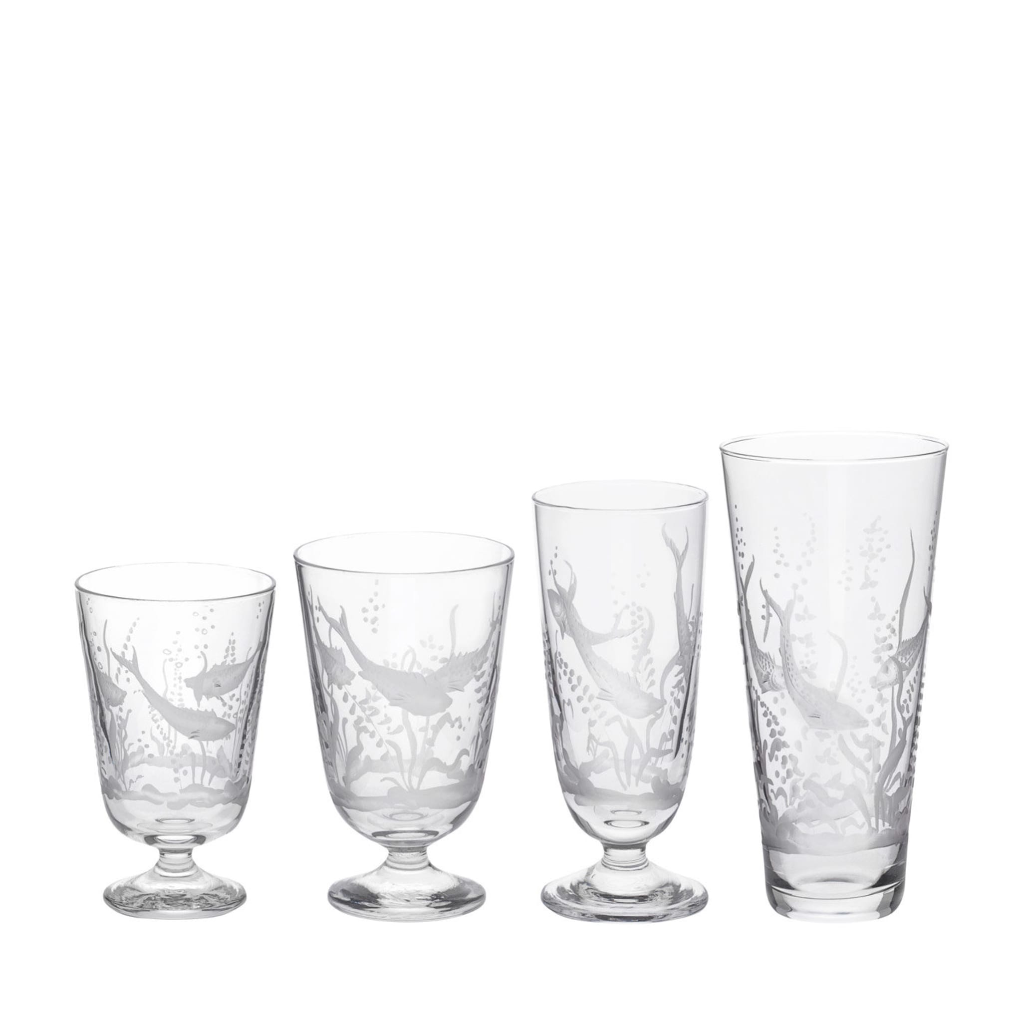 Set of 4 Ejermann Crystal Glasses - Main view