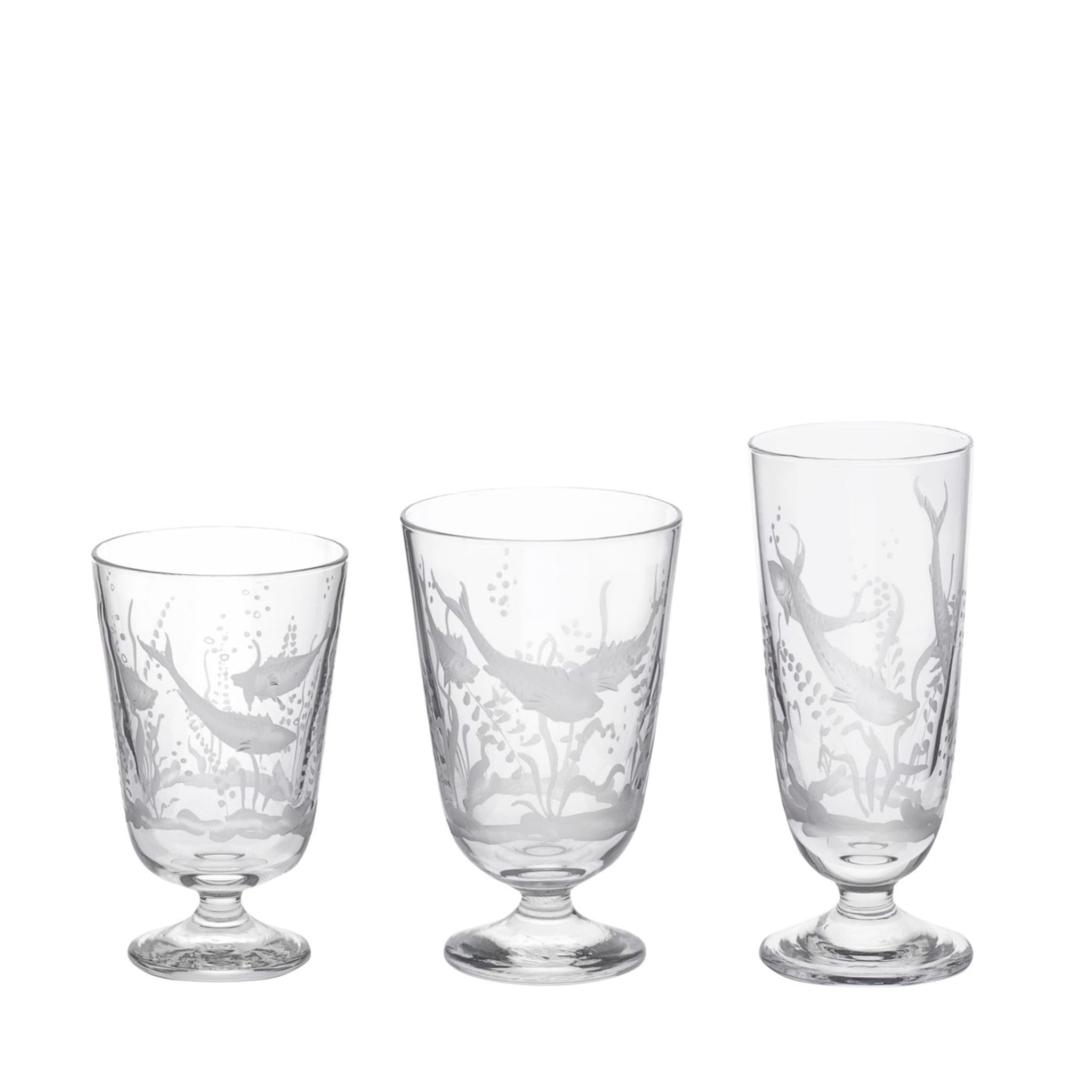 Set of 3 Ejermann Crystal Glasses - Main view