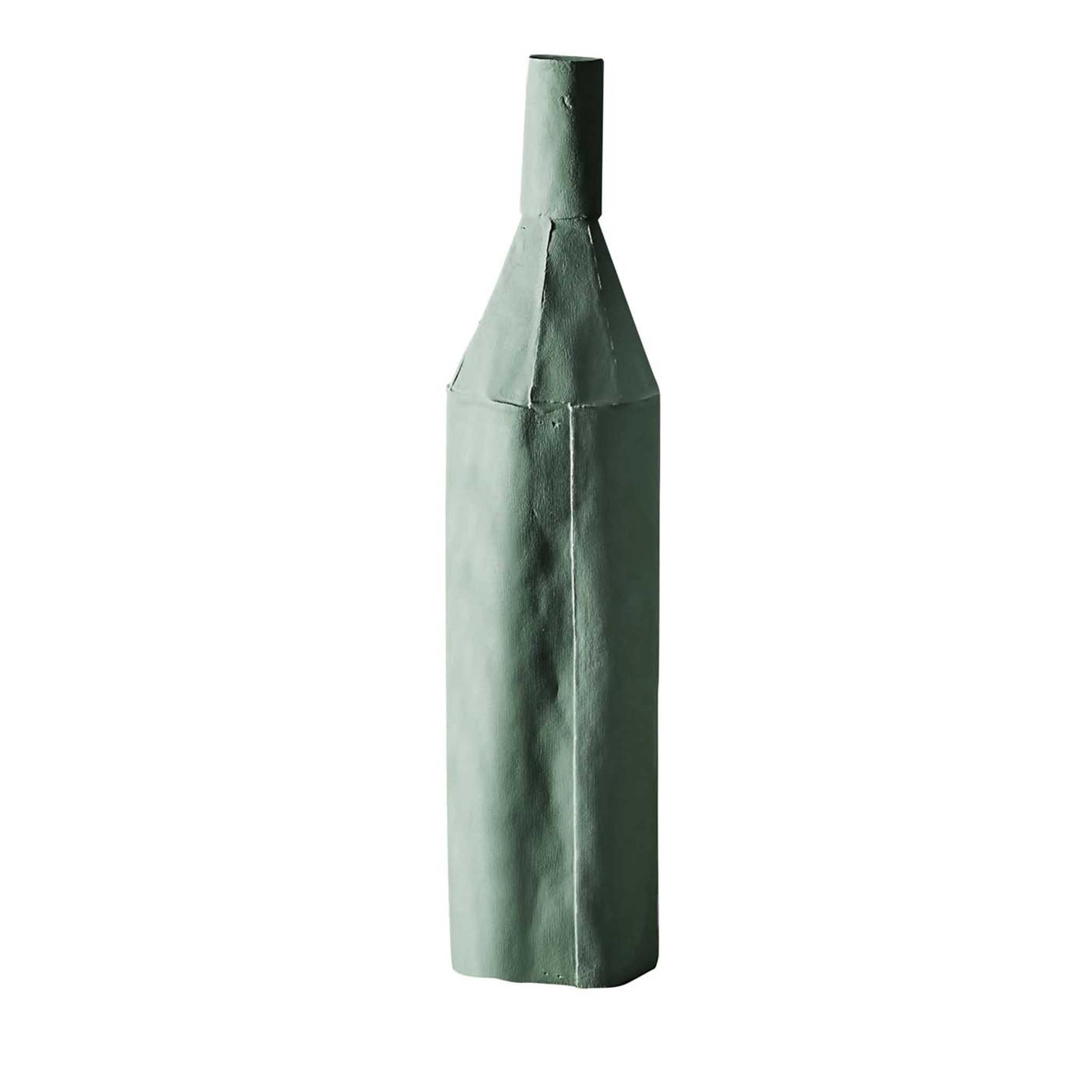 Bottiglia decorativa Cartocci verde salvia - Vista principale