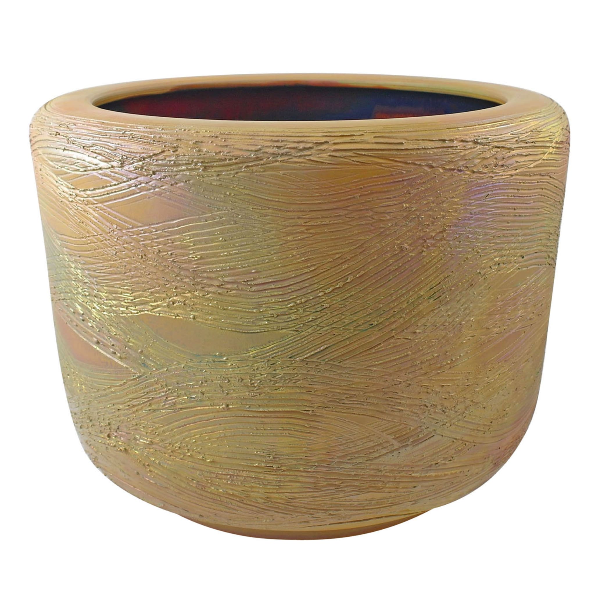 Birillo Graphium Gold Vase - Hauptansicht