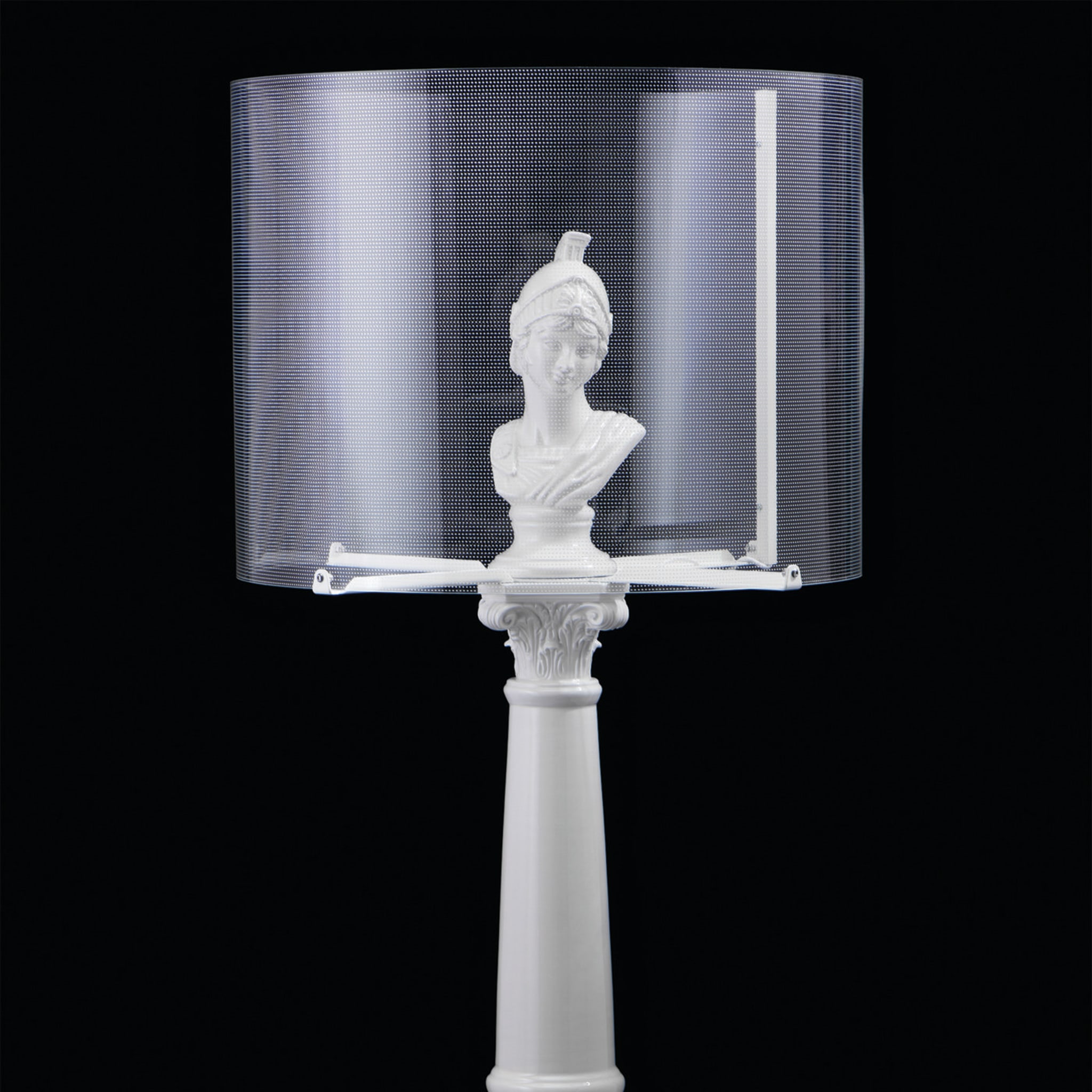 Lámpara de mesa Minerva blanca - Vista alternativa 1