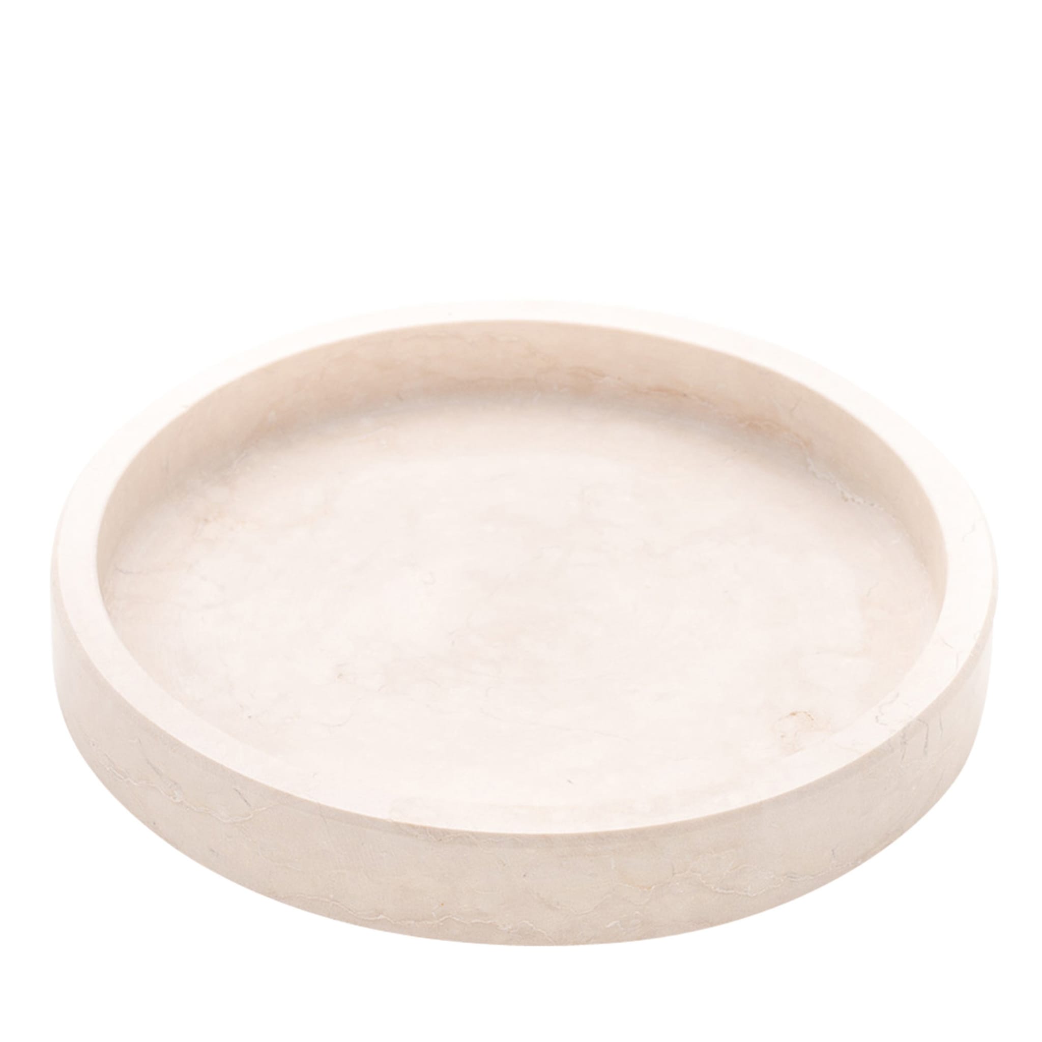 Set of 2 Round Marble Containers - Main view