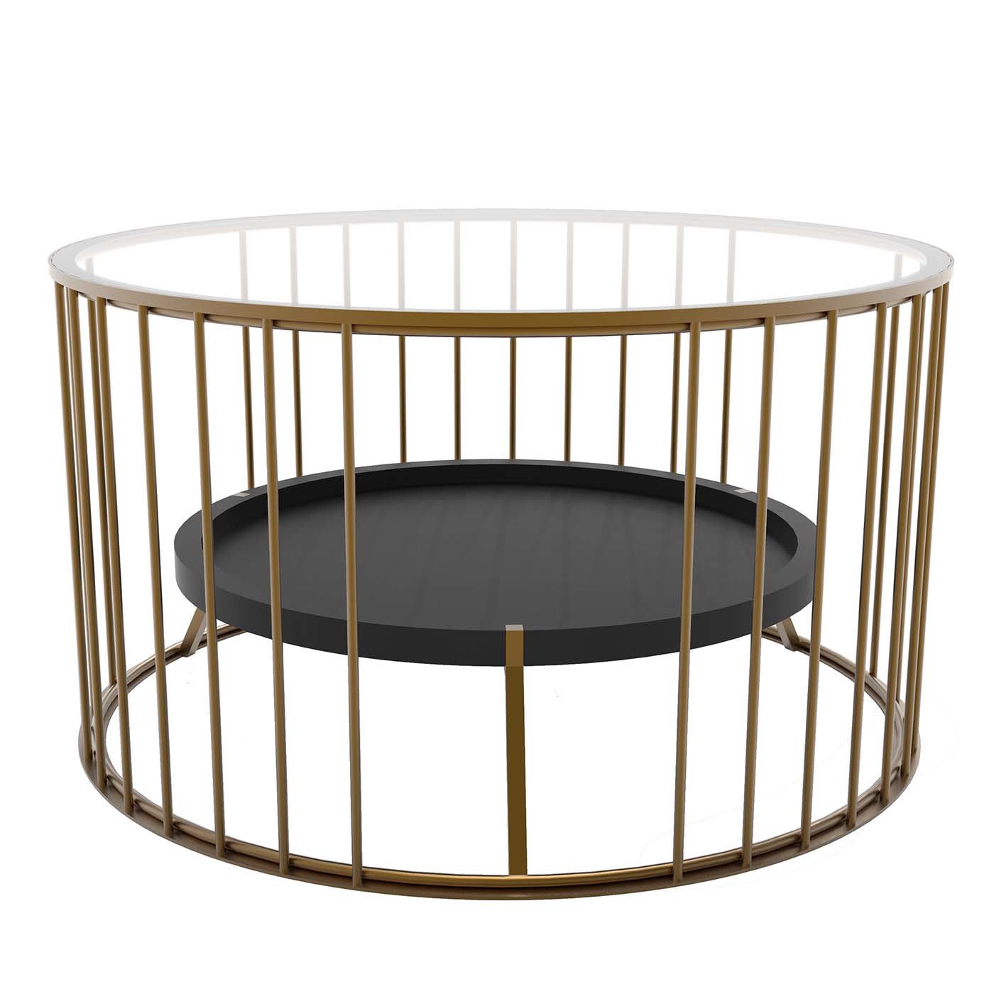 Cage N. 5 Extra Black Coffee Table - Bronzetto
