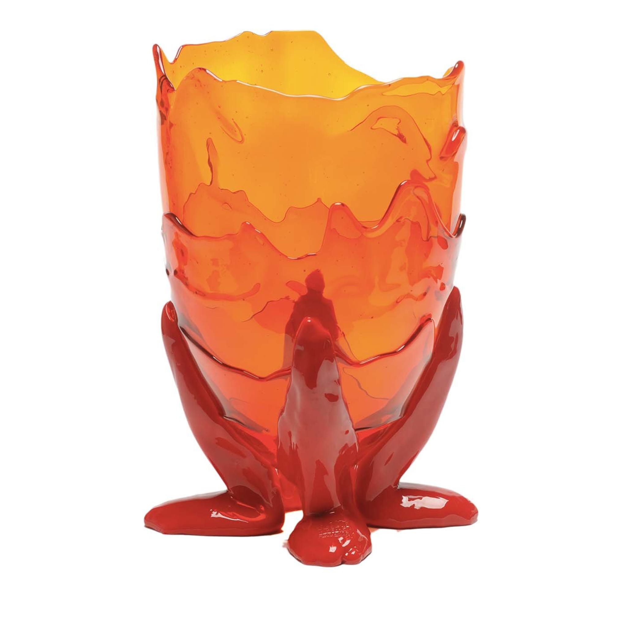 Clear Extracolor Large Vase By Gaetano Pesce - Main view